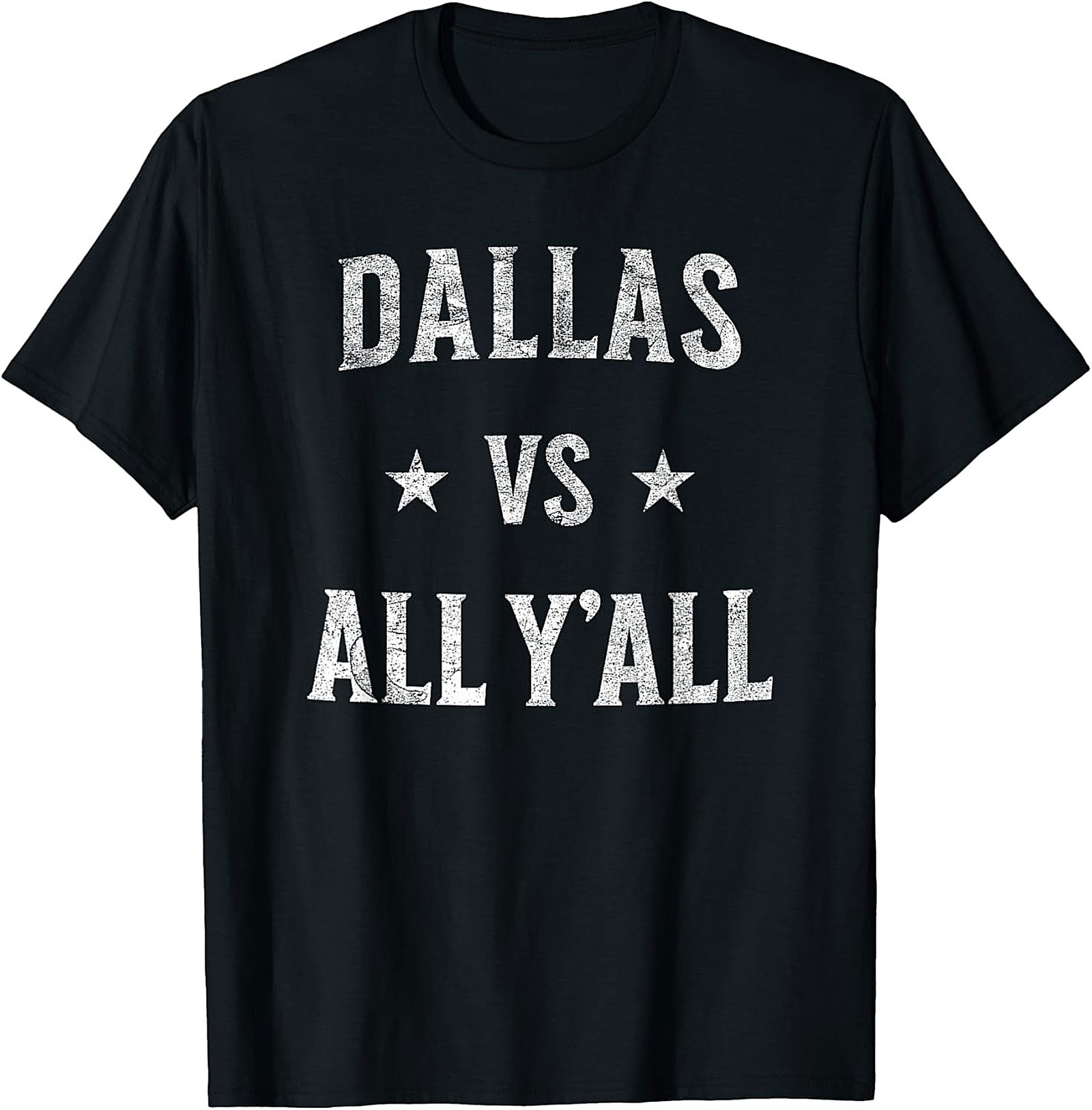 Dallas vs All Y'all T-Shirt Texas Pride Graphic Tee