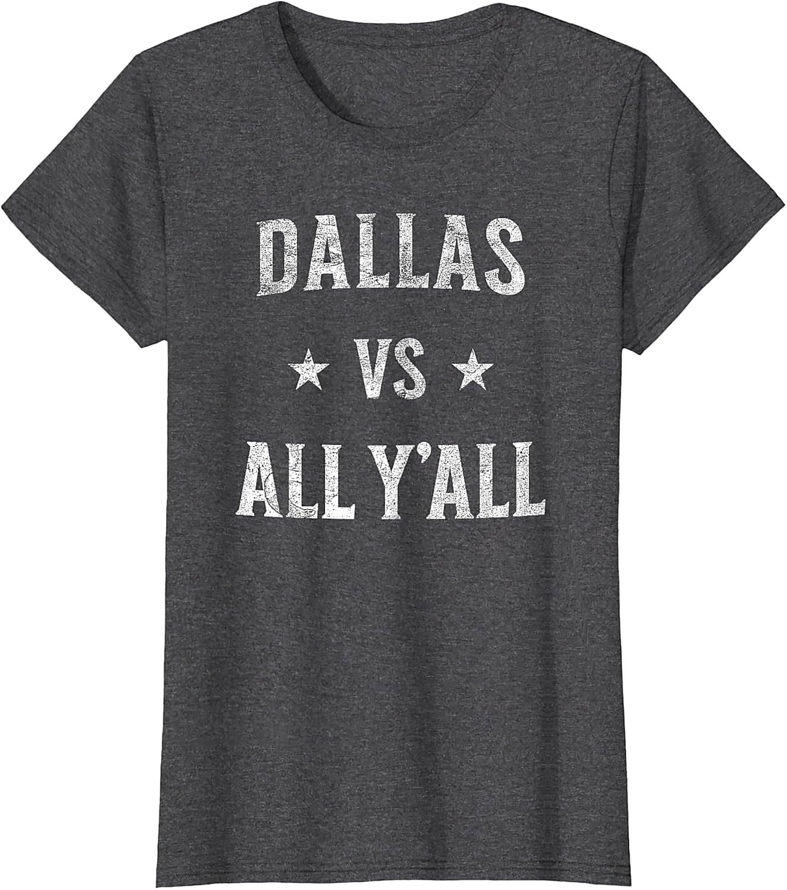 Dallas vs All Y'all T-Shirt Texas Pride Graphic Tee