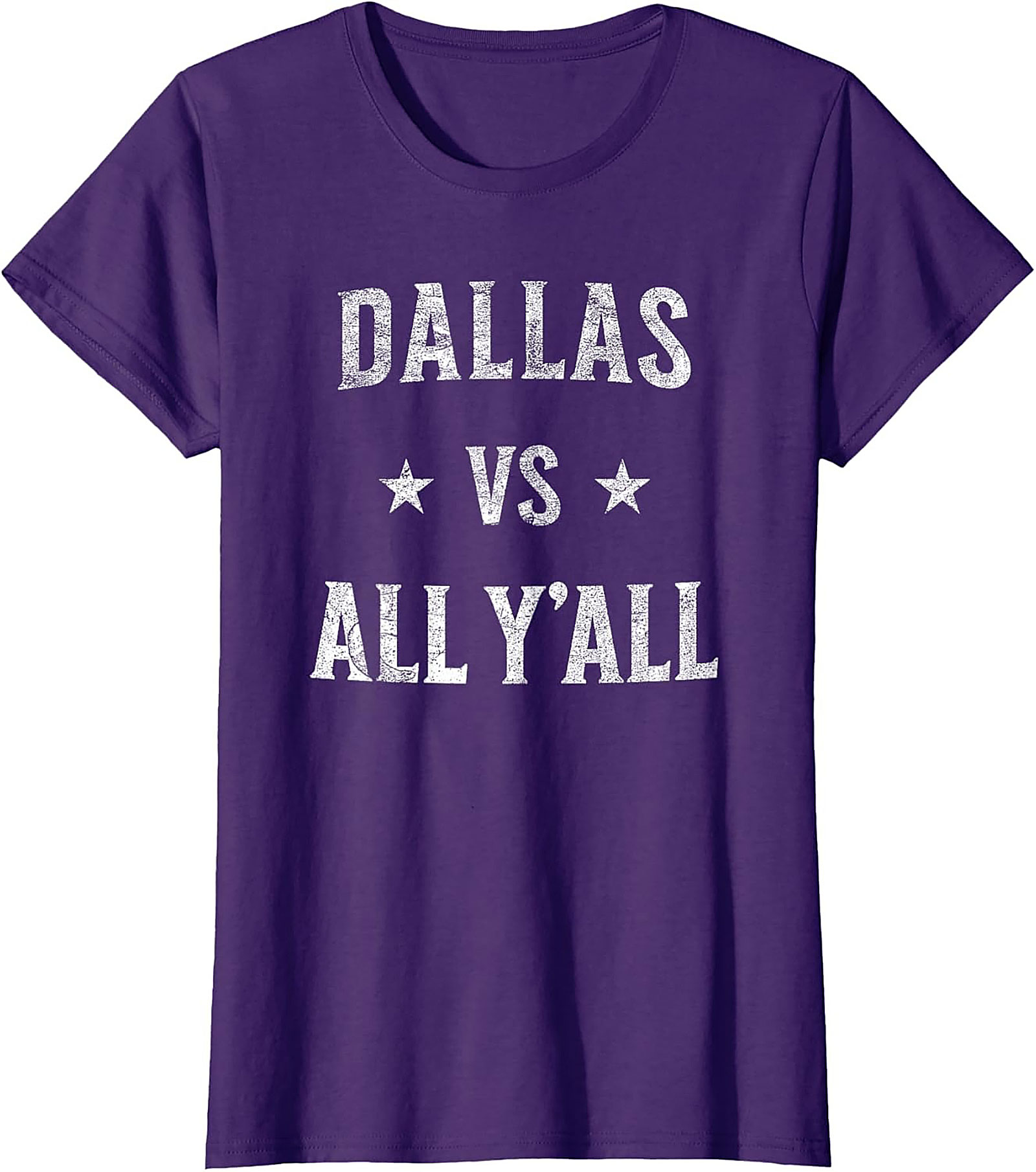 Dallas vs All Y'all T-Shirt Texas Pride Graphic Tee