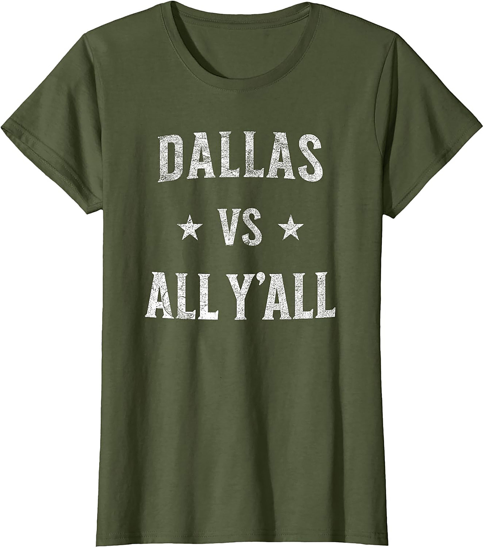 Dallas vs All Y'all T-Shirt Texas Pride Graphic Tee