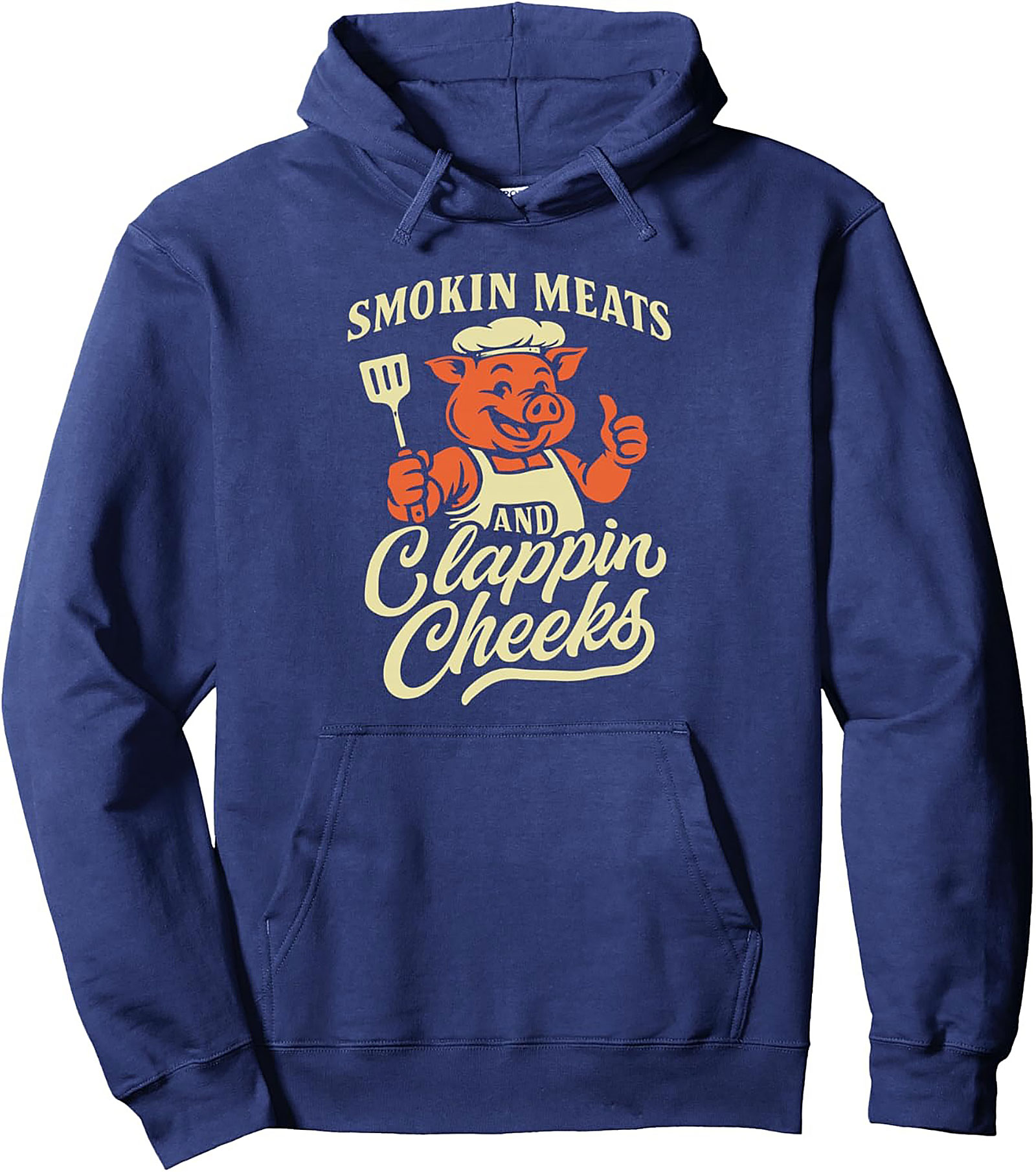 Smokin Meats and Clappin Cheeks Hoodie | Funny BBQ Pullover
