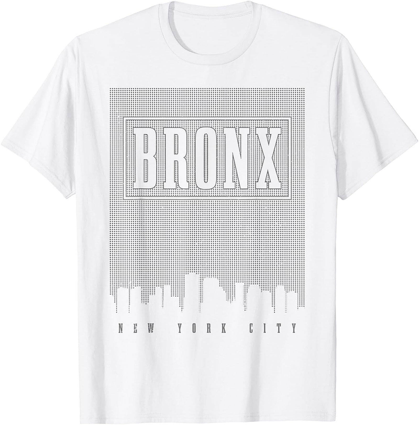  Bronx New York City Skyline T-shirt Urban Graphic Tee