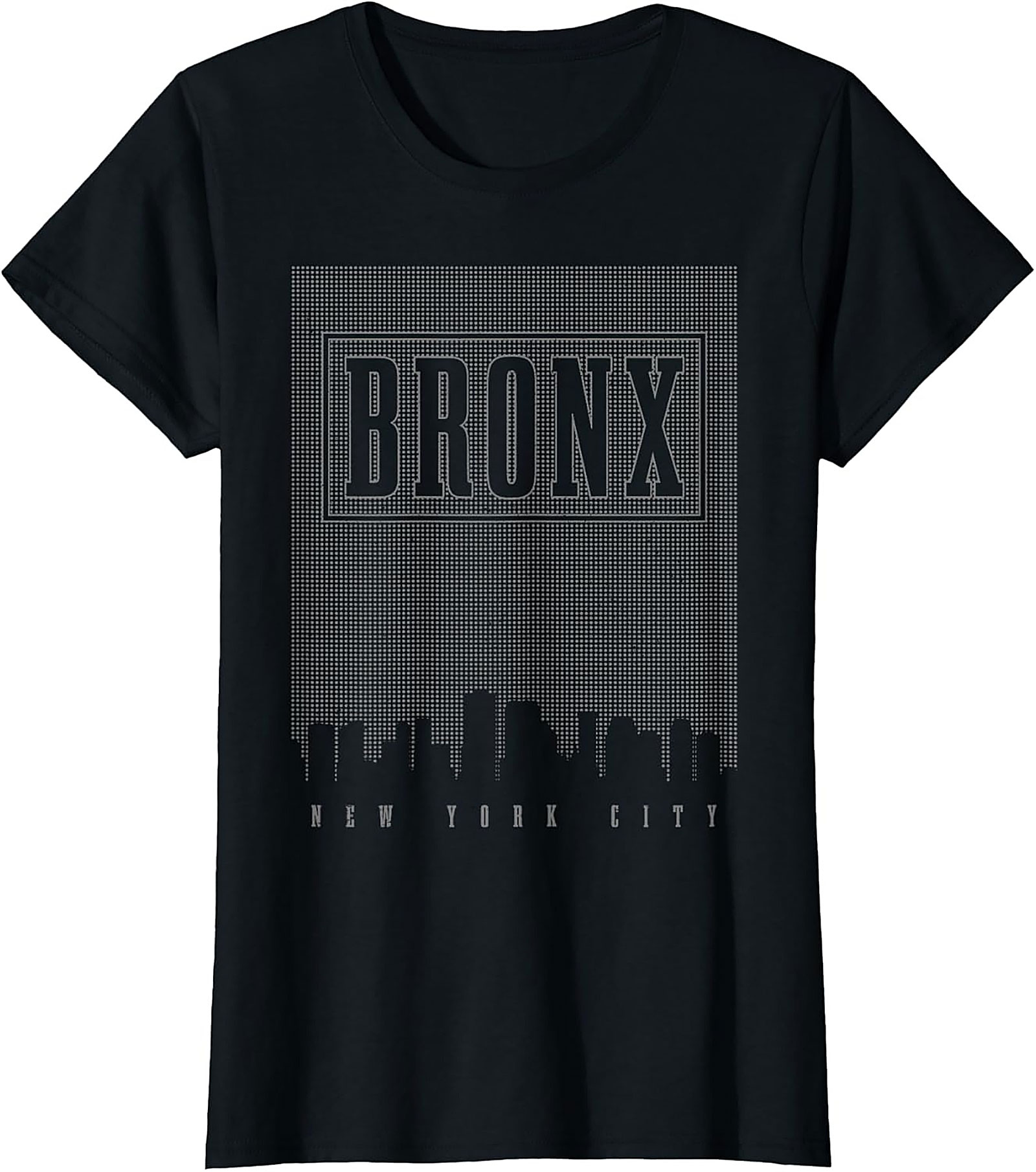  Bronx New York City Skyline T-shirt Urban Graphic Tee