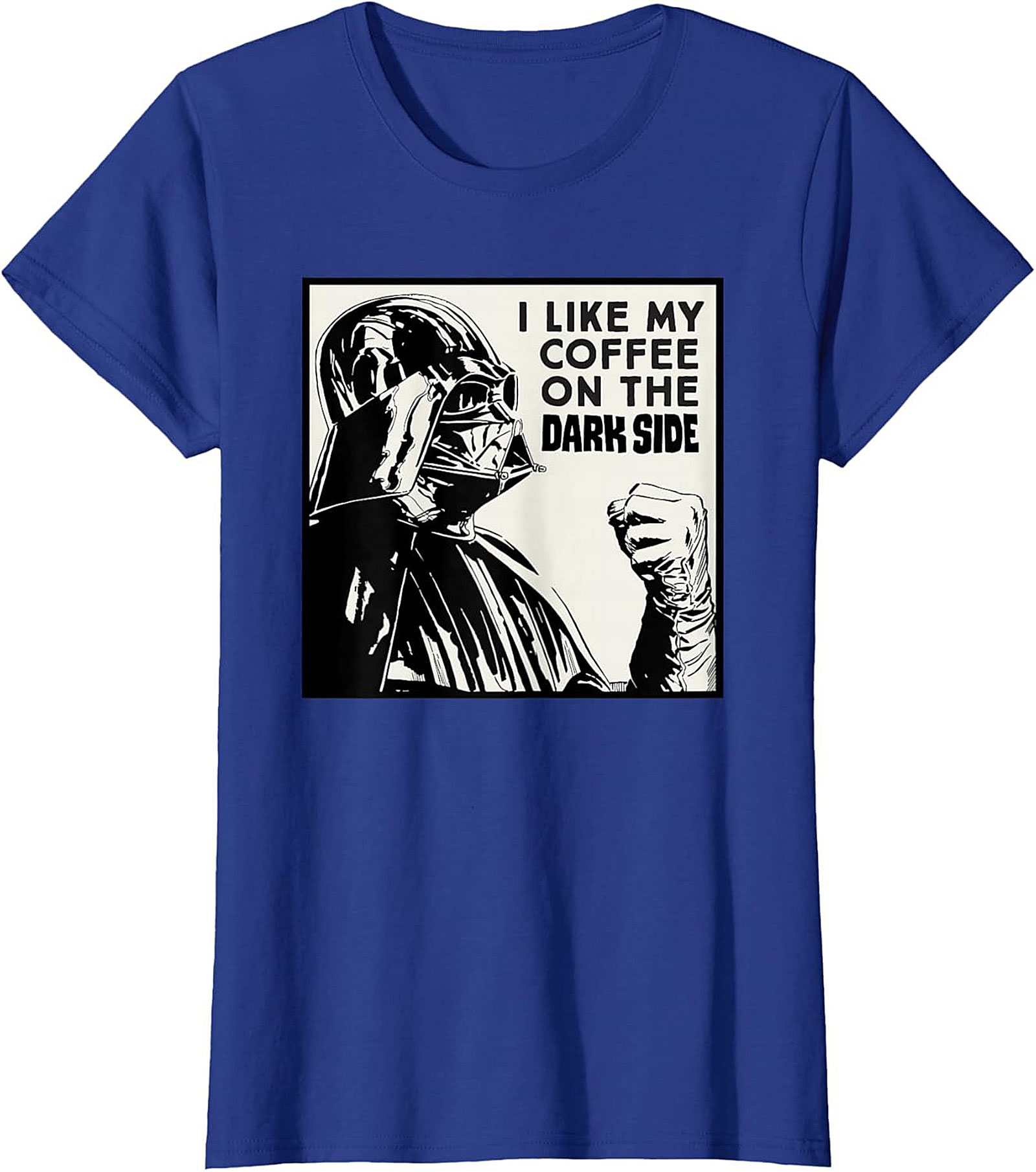 Dark Side Coffee T-Shirt Funny Darth Vader Graphic Tee