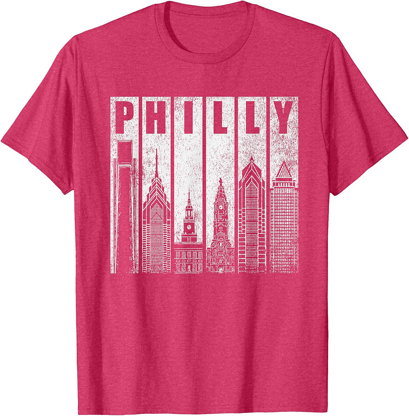 Philly Skyline Graphic Tee Vintage Philadelphia T-Shirt
