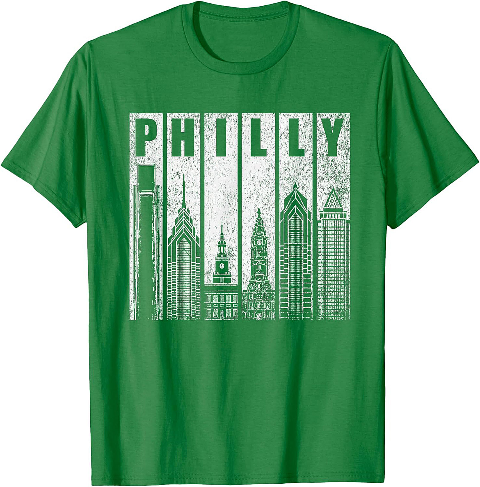Philly Skyline Graphic Tee Vintage Philadelphia T-Shirt