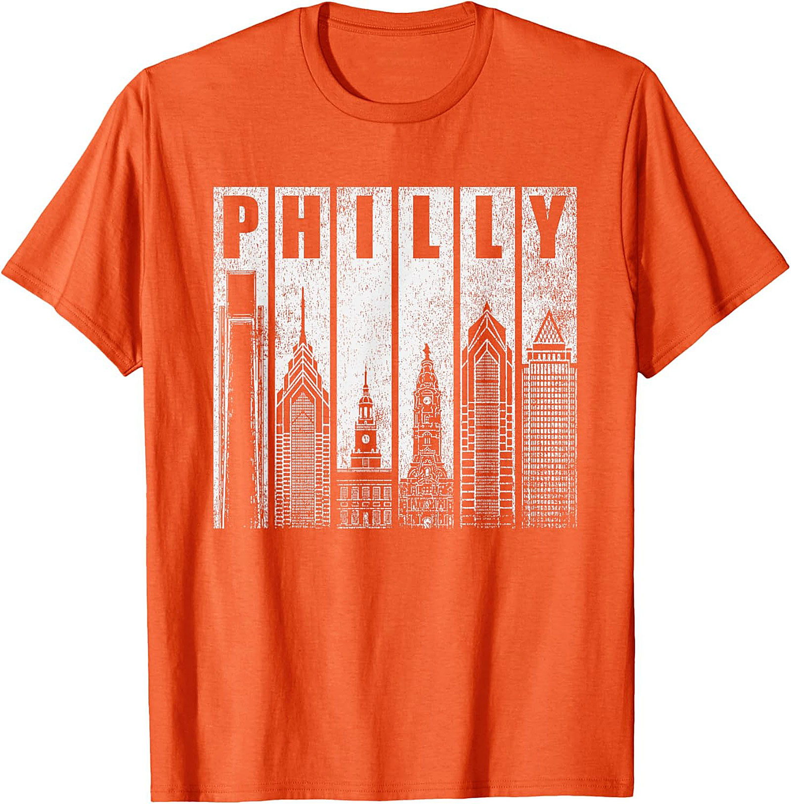 Philly Skyline Graphic Tee Vintage Philadelphia T-Shirt