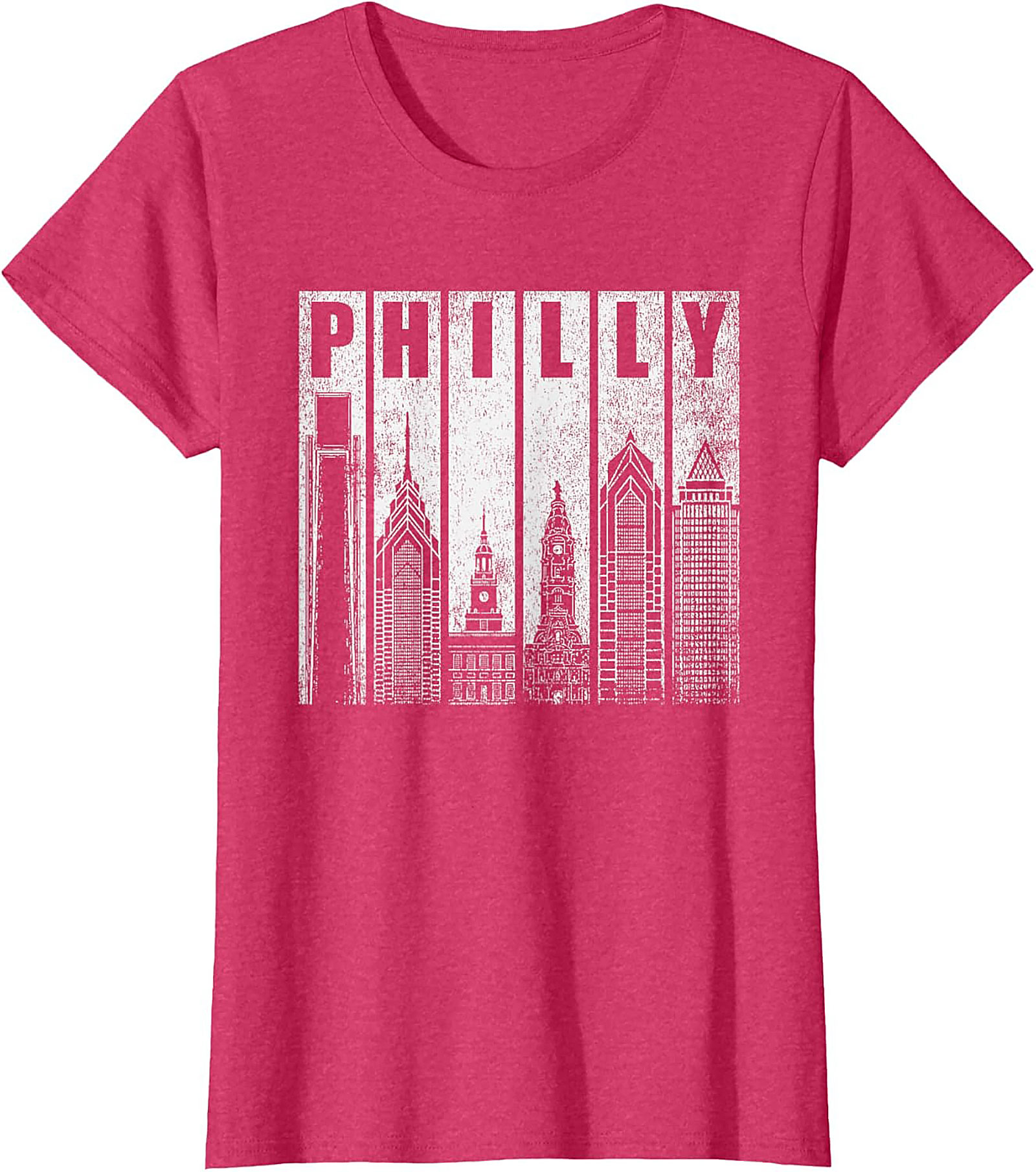 Philly Skyline Graphic Tee Vintage Philadelphia T-Shirt