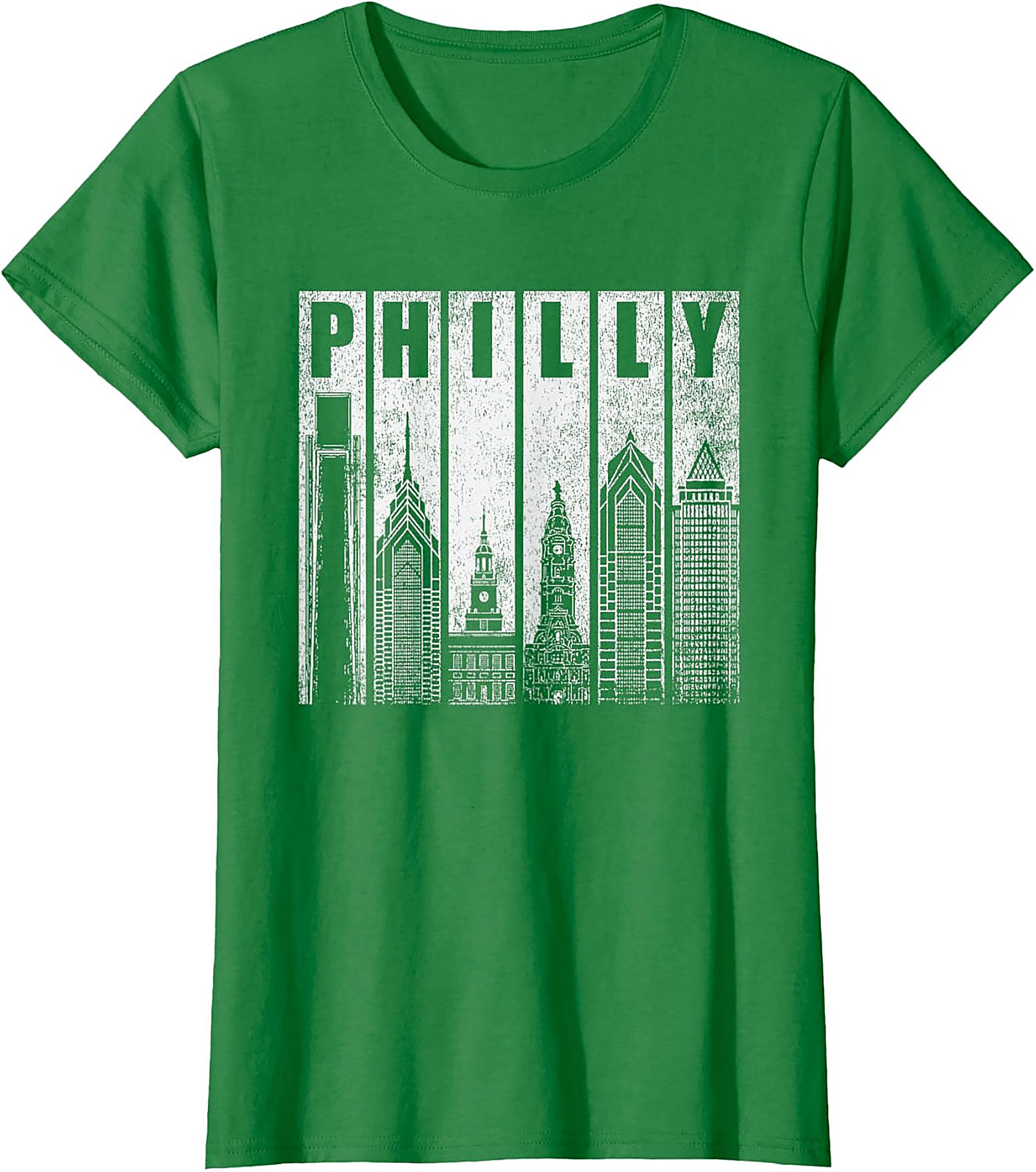 Philly Skyline Graphic Tee Vintage Philadelphia T-Shirt