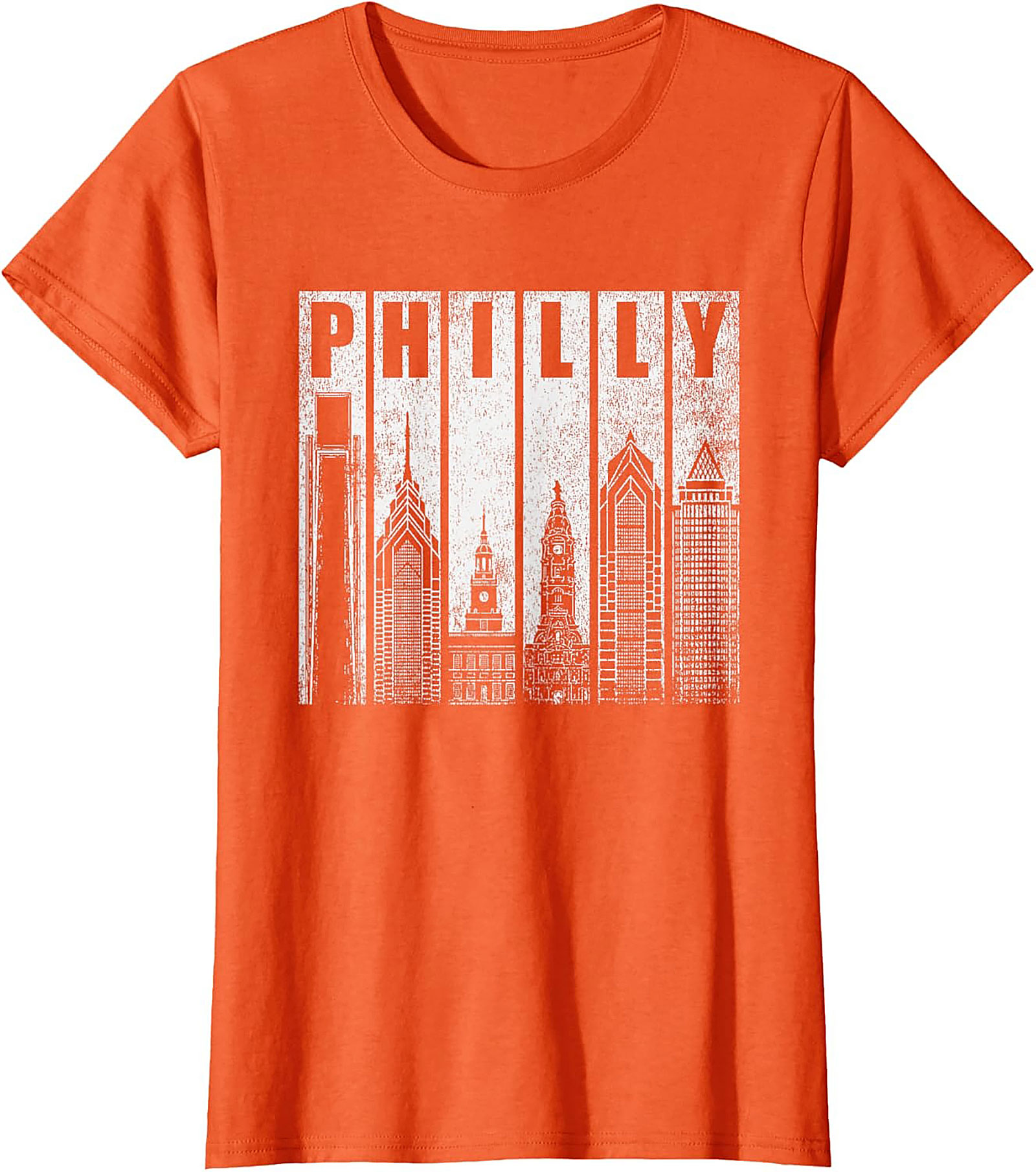 Philly Skyline Graphic Tee Vintage Philadelphia T-Shirt