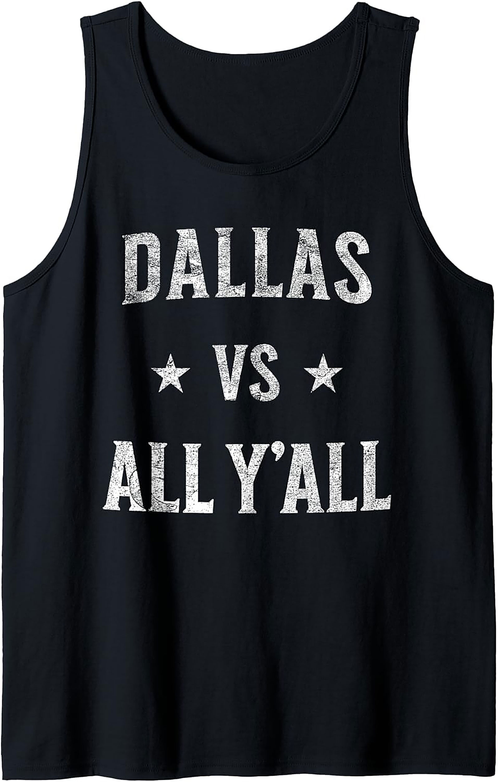 Dallas VS All Y'all Tank Top Texas Graphic Sleeveless Tee