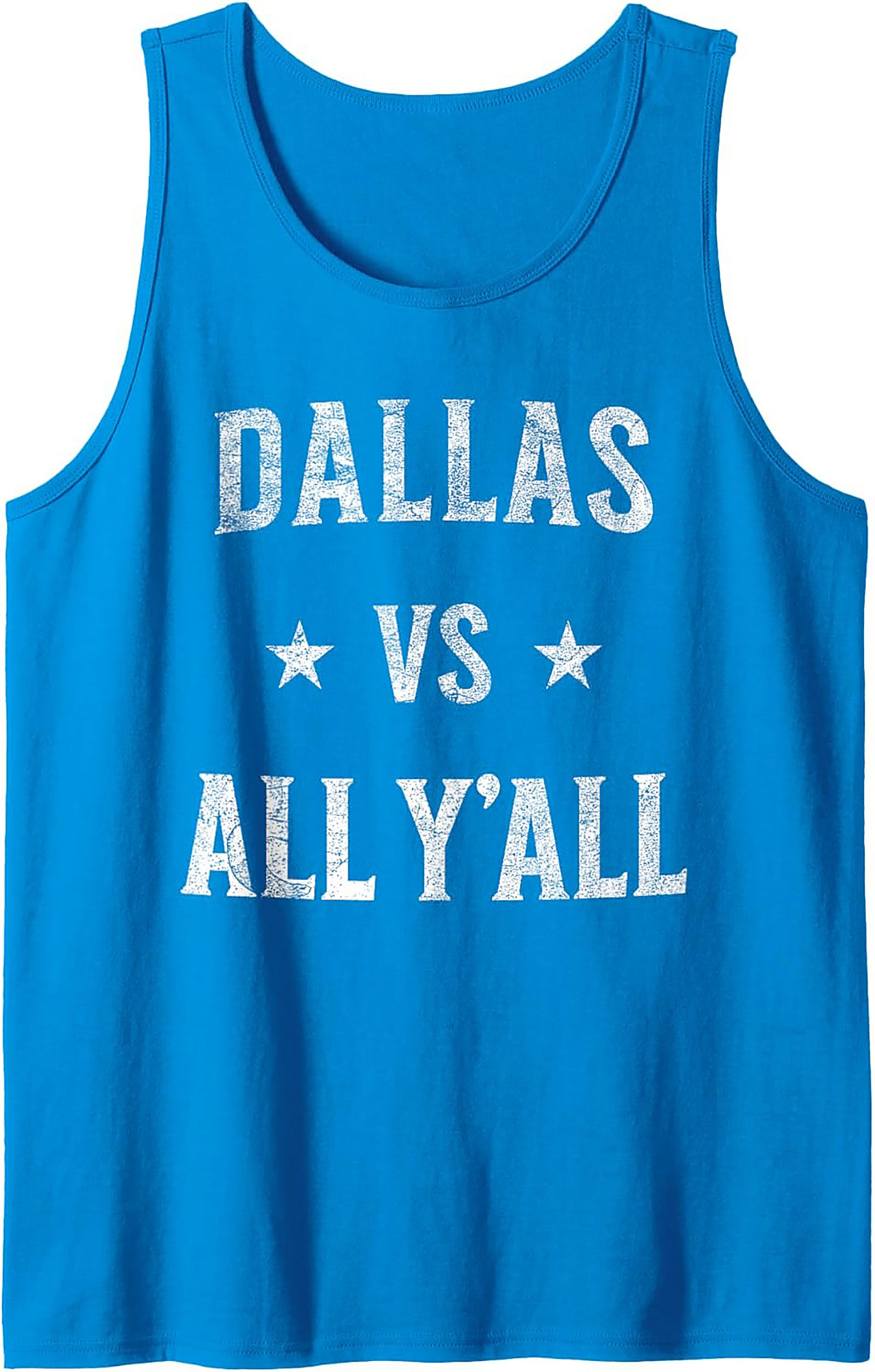 Dallas VS All Y'all Tank Top Texas Graphic Sleeveless Tee