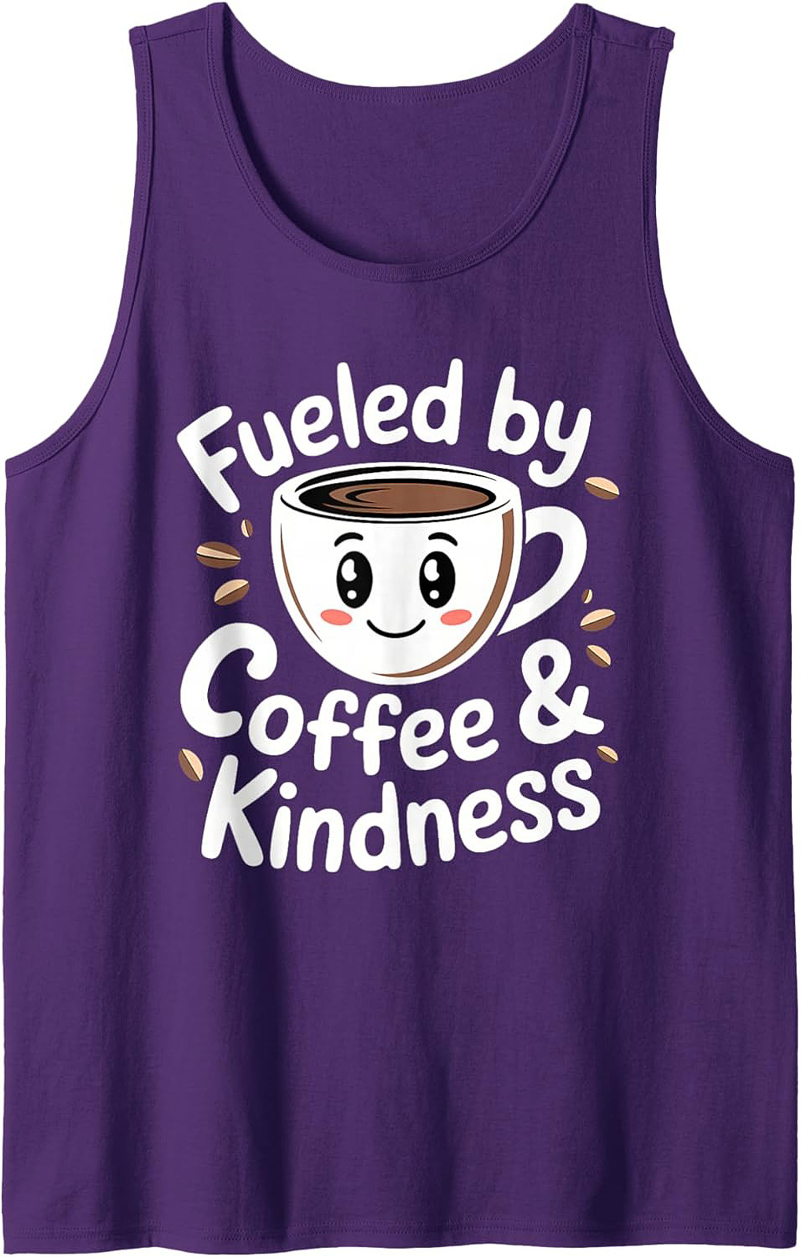 Fueled by Coffee & Kindness Graphic Tank Cute Coffee Gift