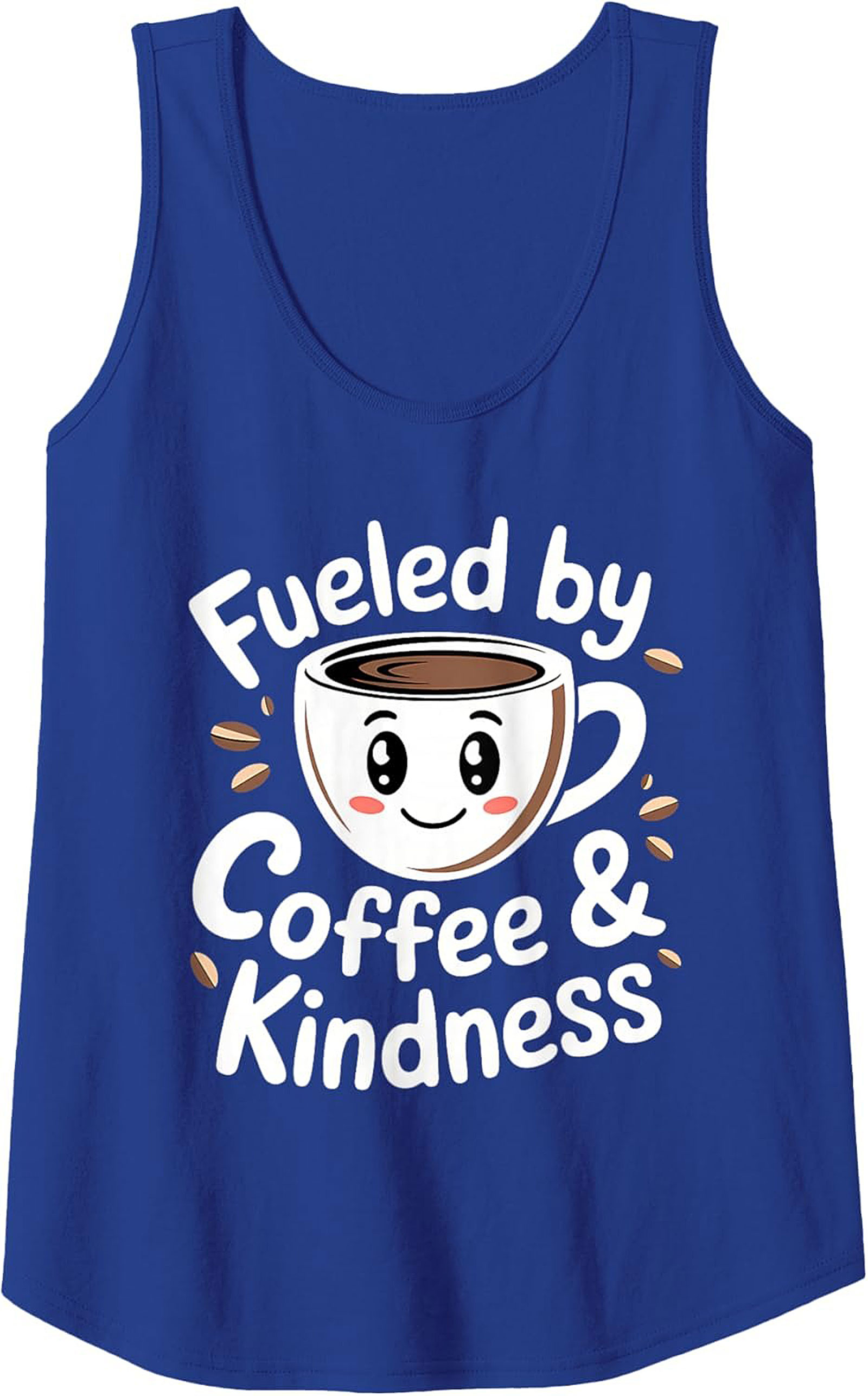 Fueled by Coffee & Kindness Graphic Tank Cute Coffee Gift