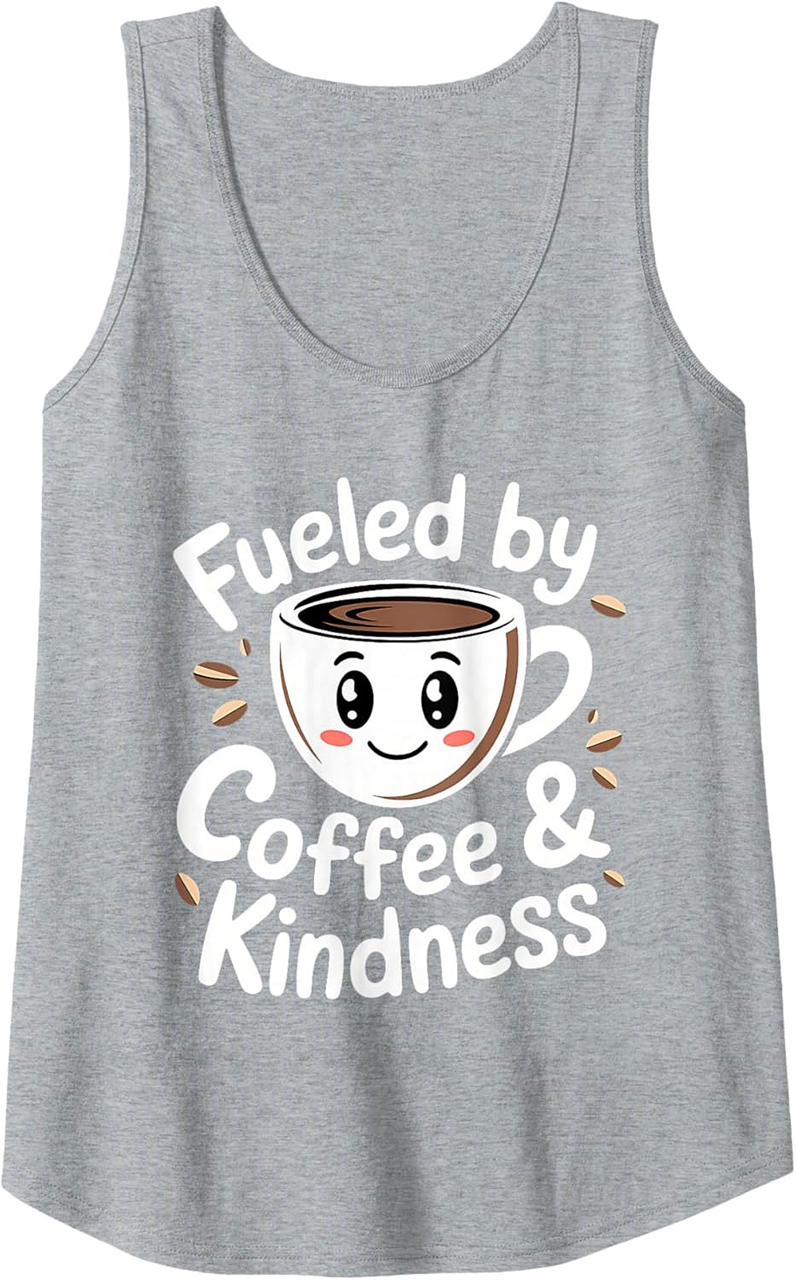 Fueled by Coffee & Kindness Graphic Tank Cute Coffee Gift