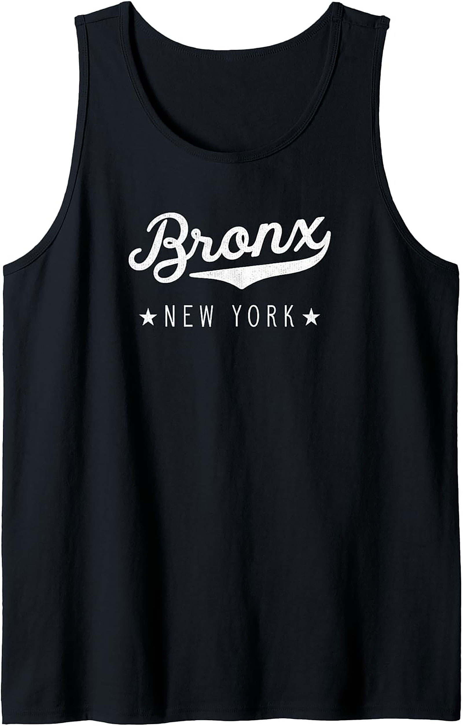 Bronx New York Tank Top Retro Graphic Sleeveless Tee