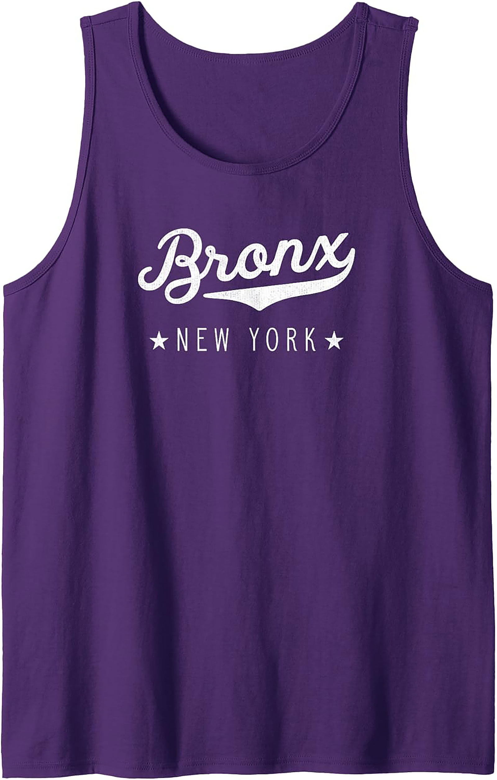 Bronx New York Tank Top Retro Graphic Sleeveless Tee