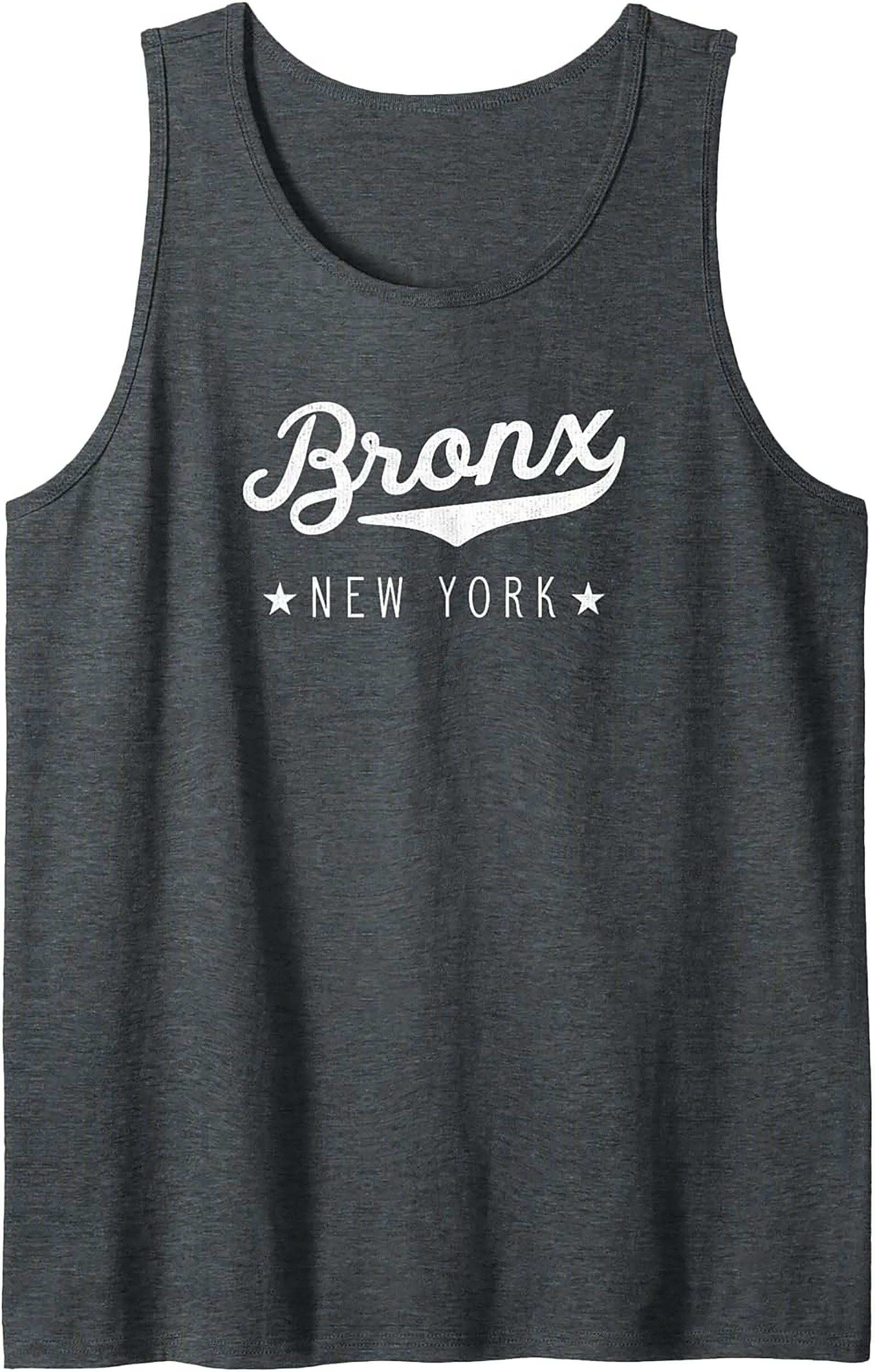 Bronx New York Tank Top Retro Graphic Sleeveless Tee