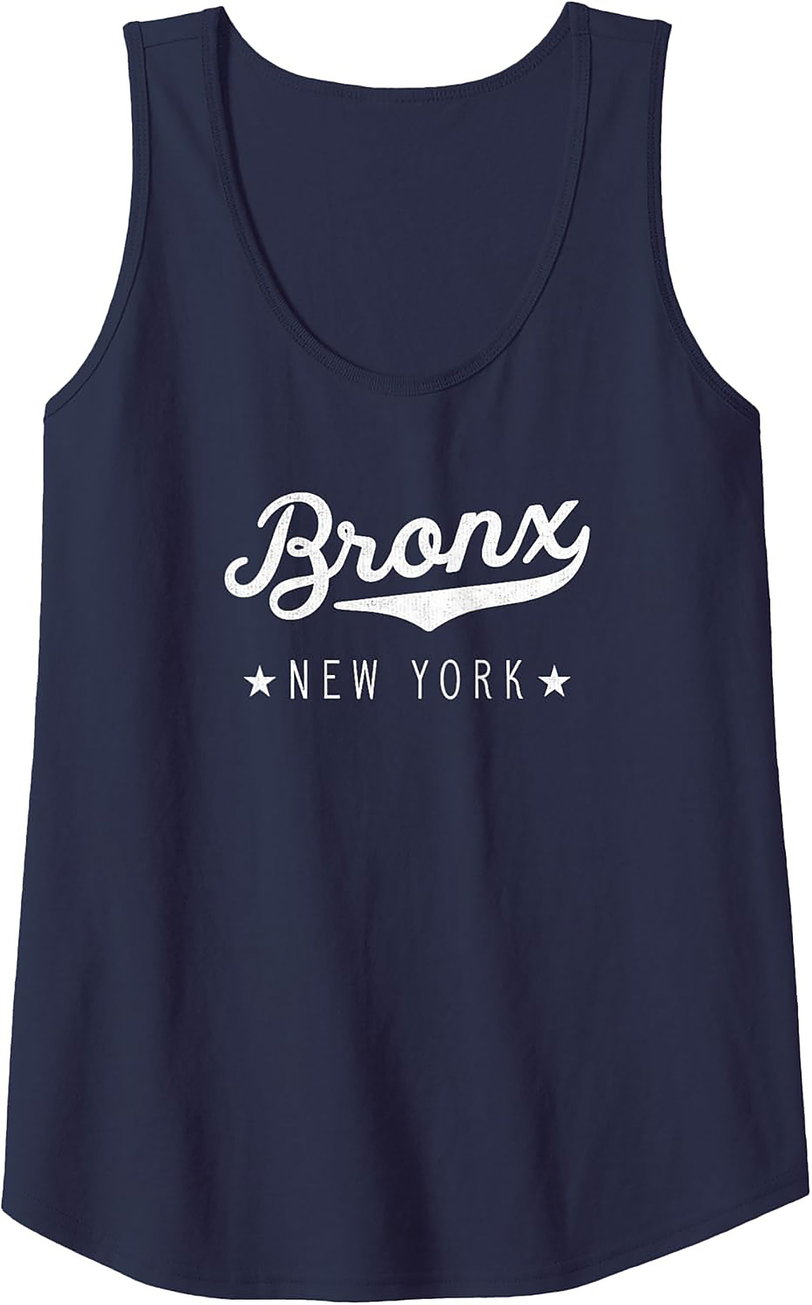 Bronx New York Tank Top Retro Graphic Sleeveless Tee
