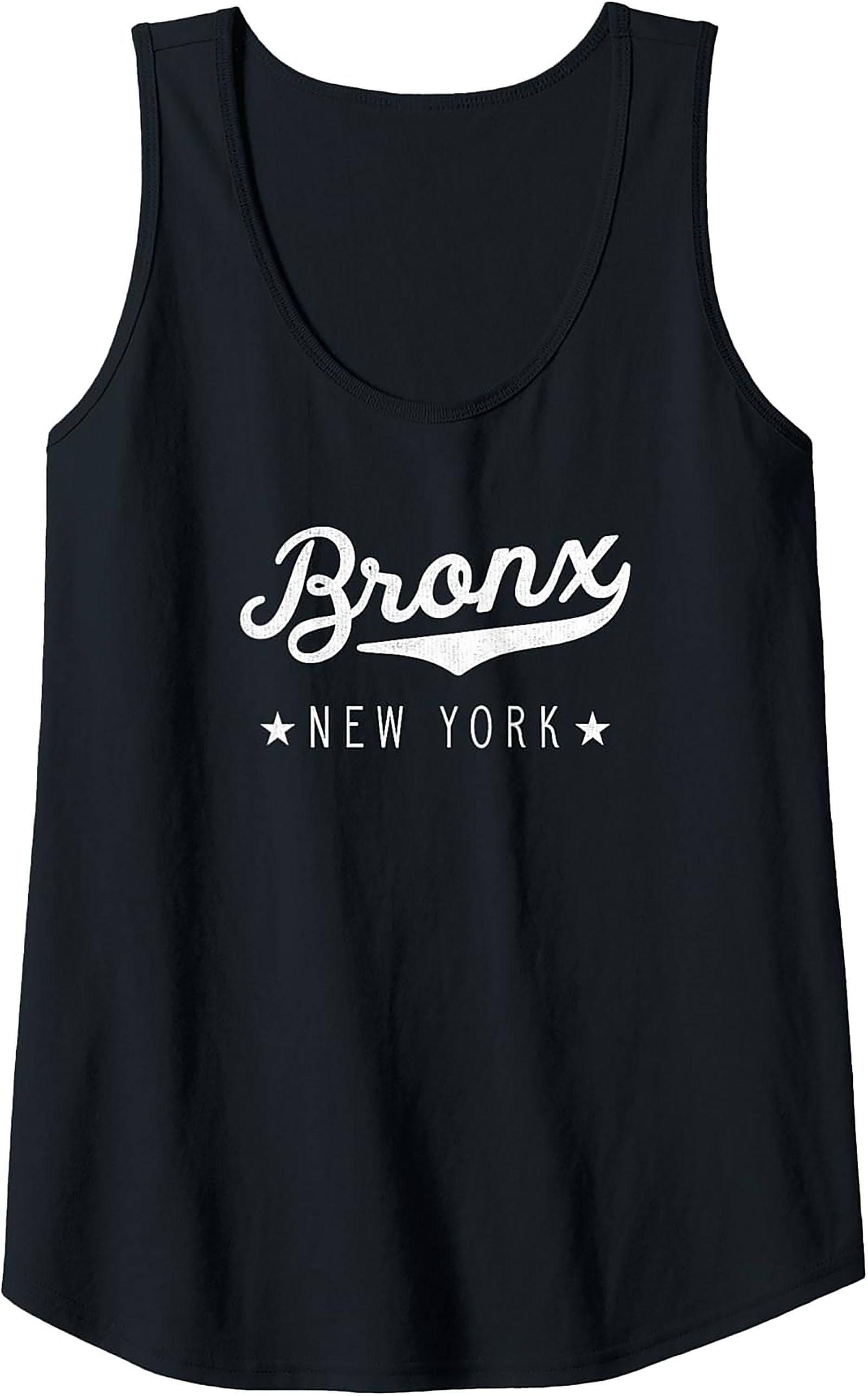 Bronx New York Tank Top Retro Graphic Sleeveless Tee