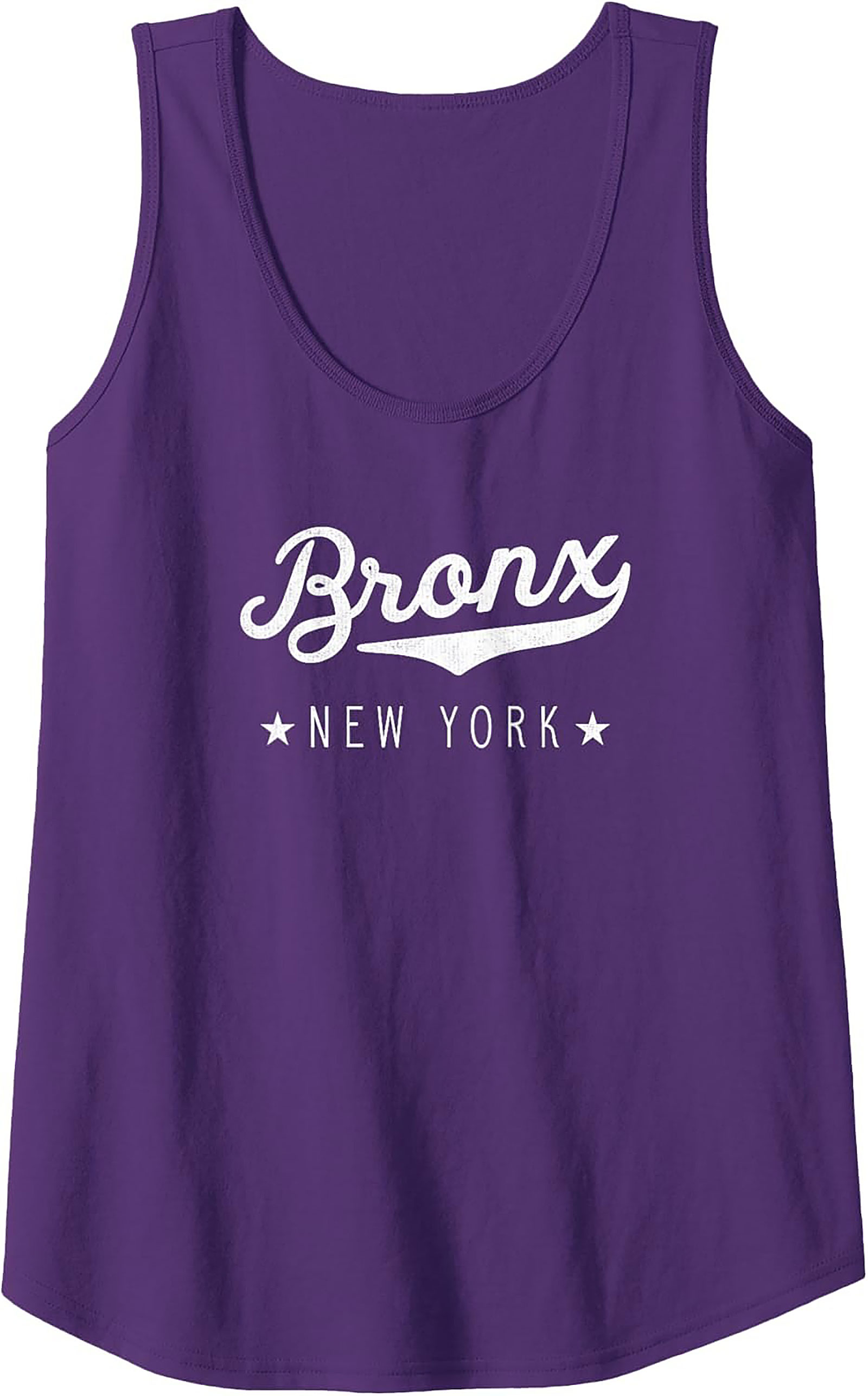 Bronx New York Tank Top Retro Graphic Sleeveless Tee