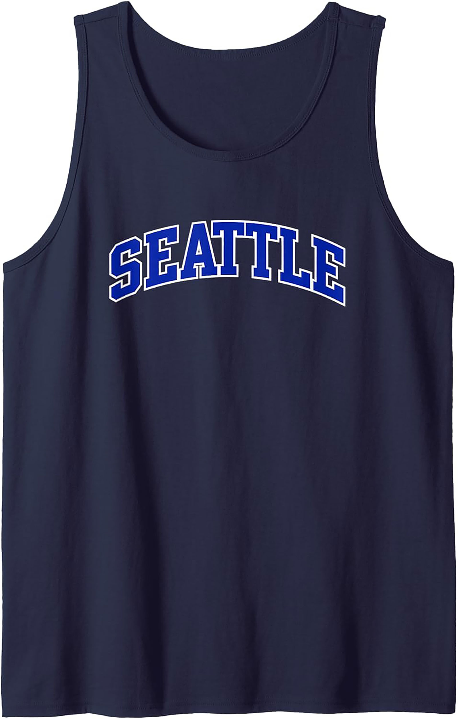  Seattle Graphic Tank Top Vintage Collegiate Unisex Fit