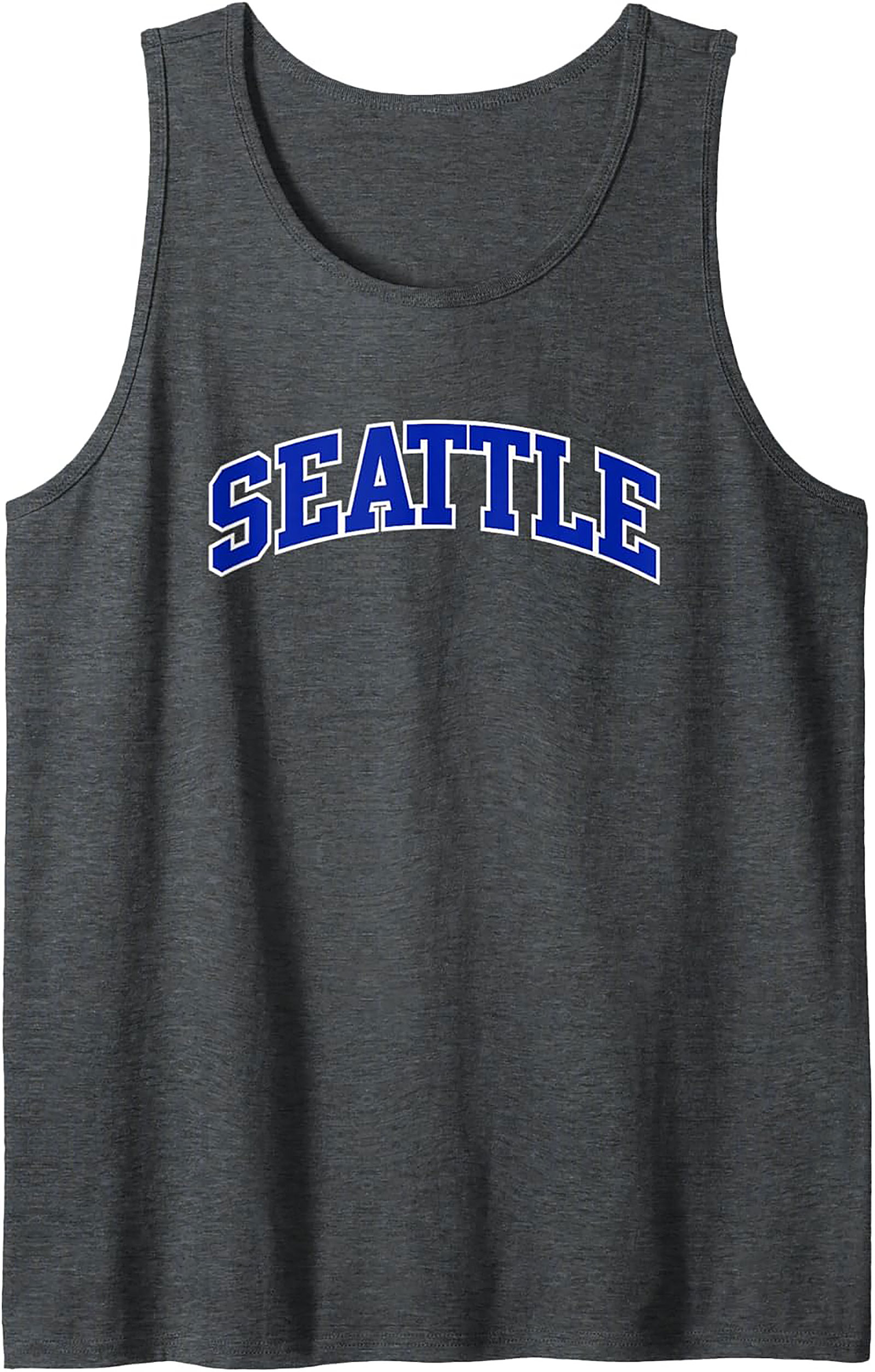  Seattle Graphic Tank Top Vintage Collegiate Unisex Fit