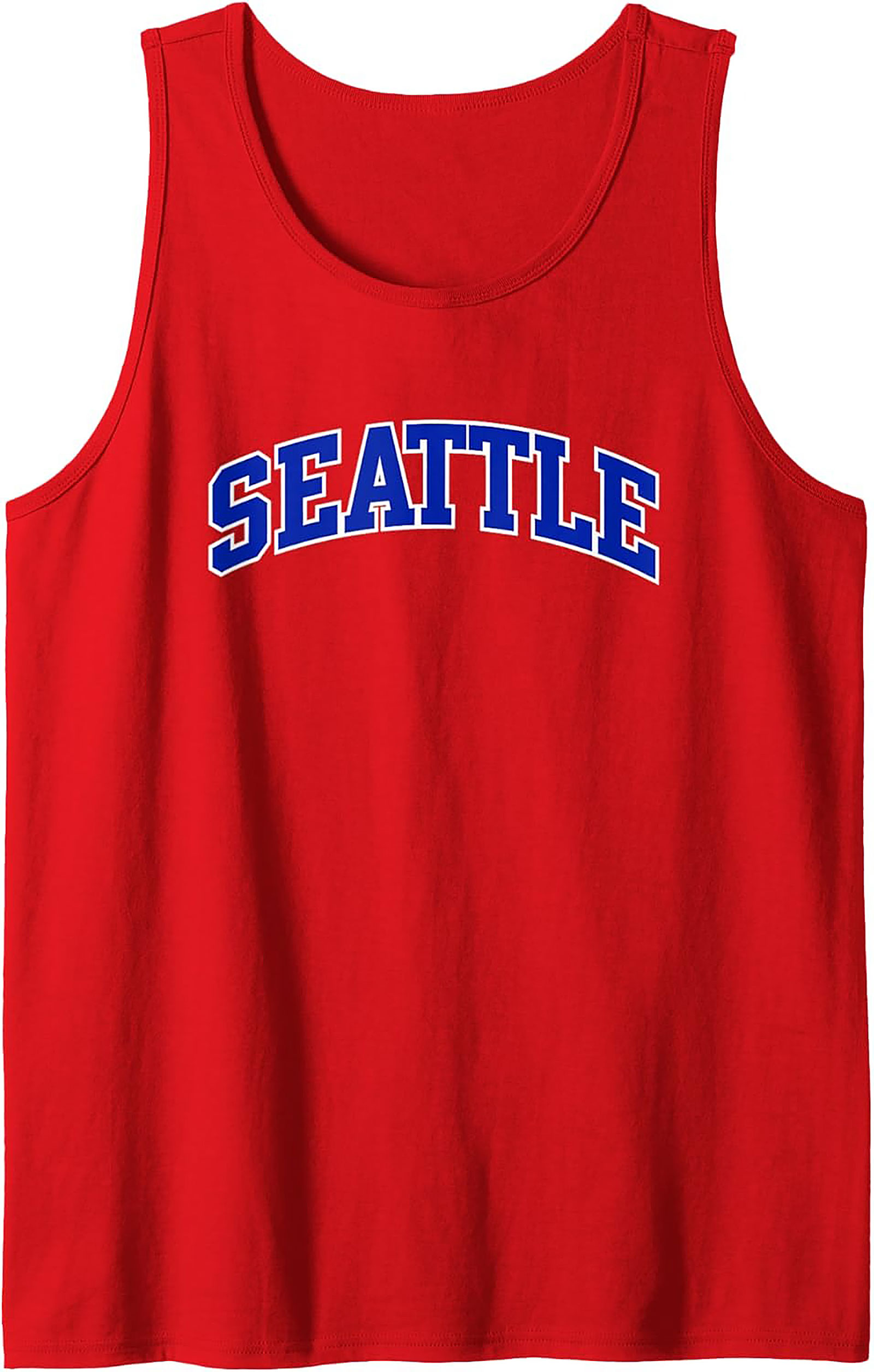  Seattle Graphic Tank Top Vintage Collegiate Unisex Fit