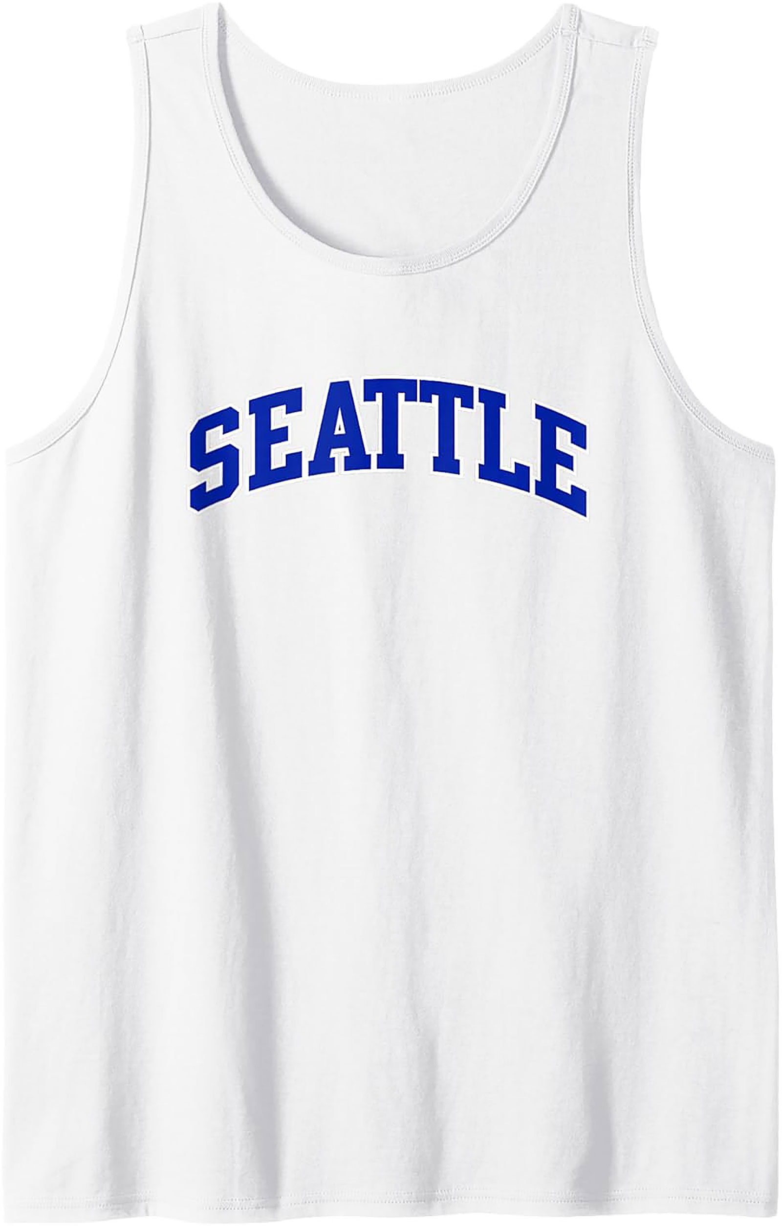 Seattle Graphic Tank Top Vintage Collegiate Unisex Fit