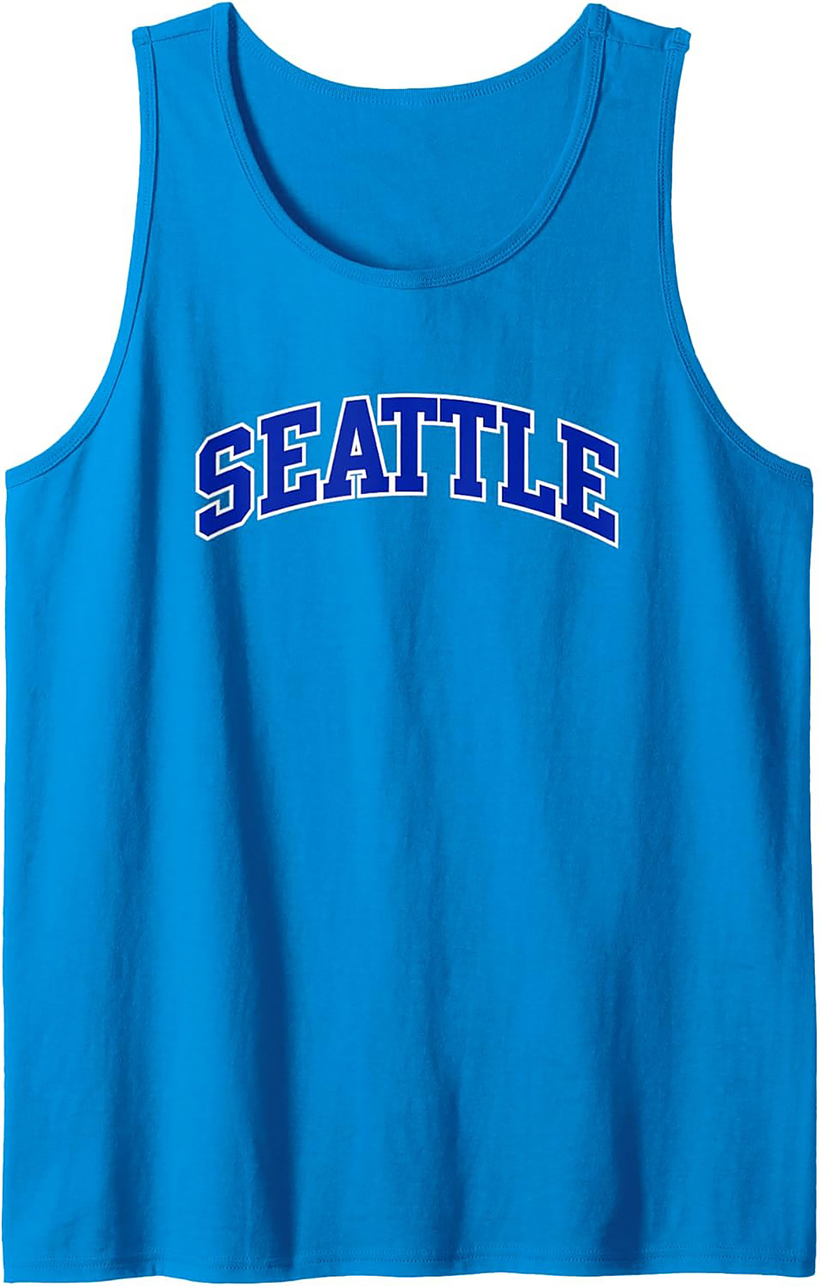  Seattle Graphic Tank Top Vintage Collegiate Unisex Fit