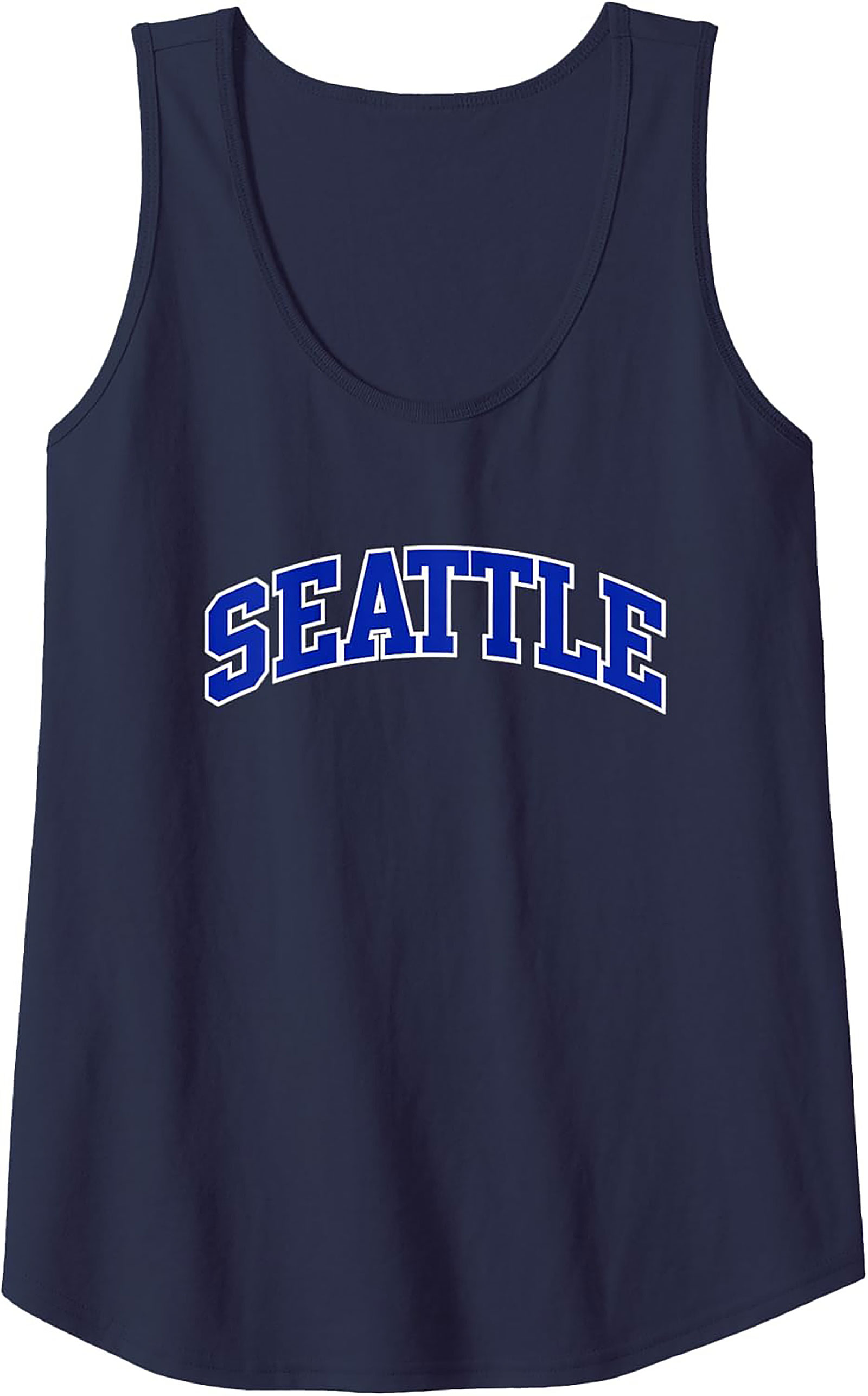  Seattle Graphic Tank Top Vintage Collegiate Unisex Fit