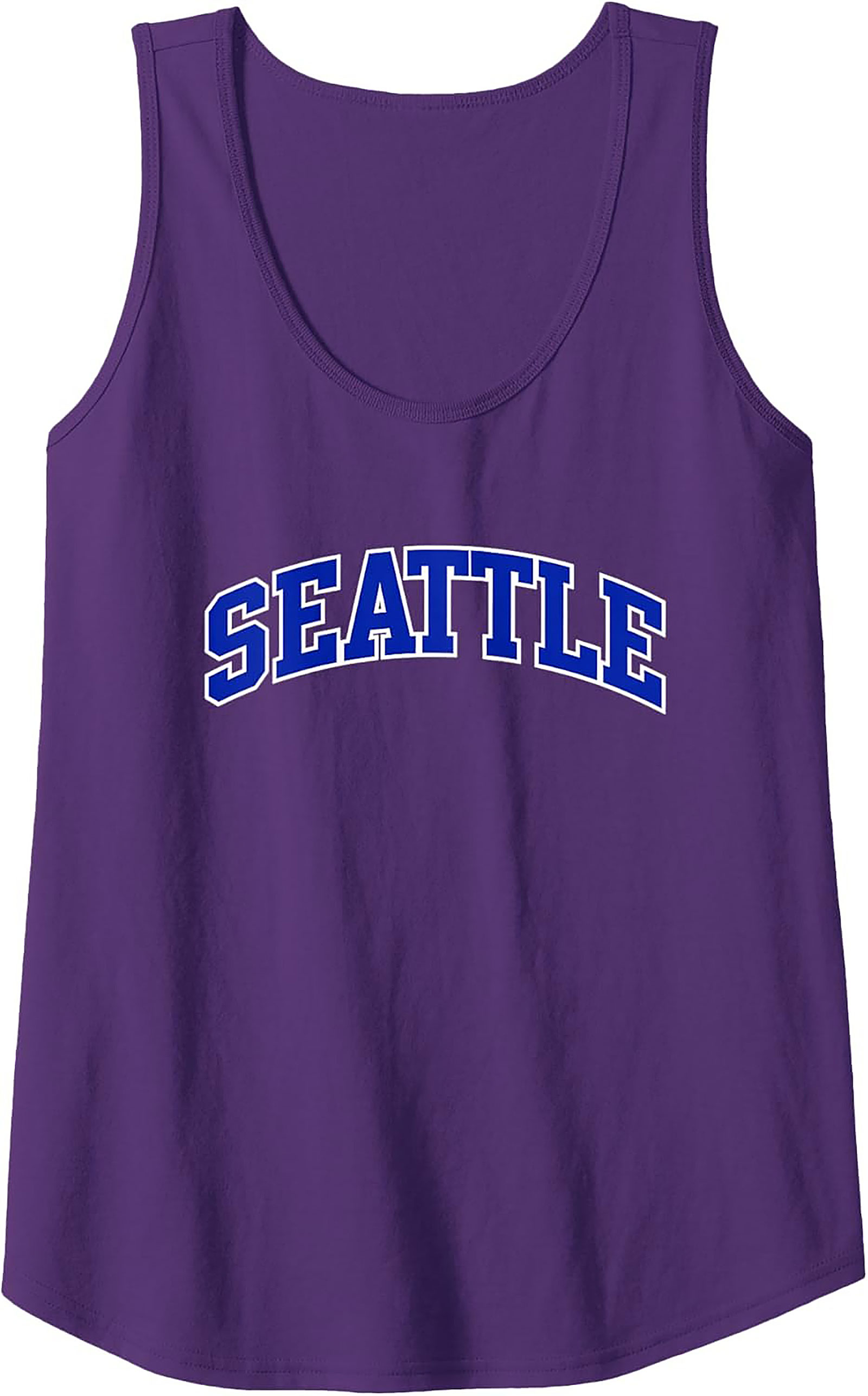  Seattle Graphic Tank Top Vintage Collegiate Unisex Fit