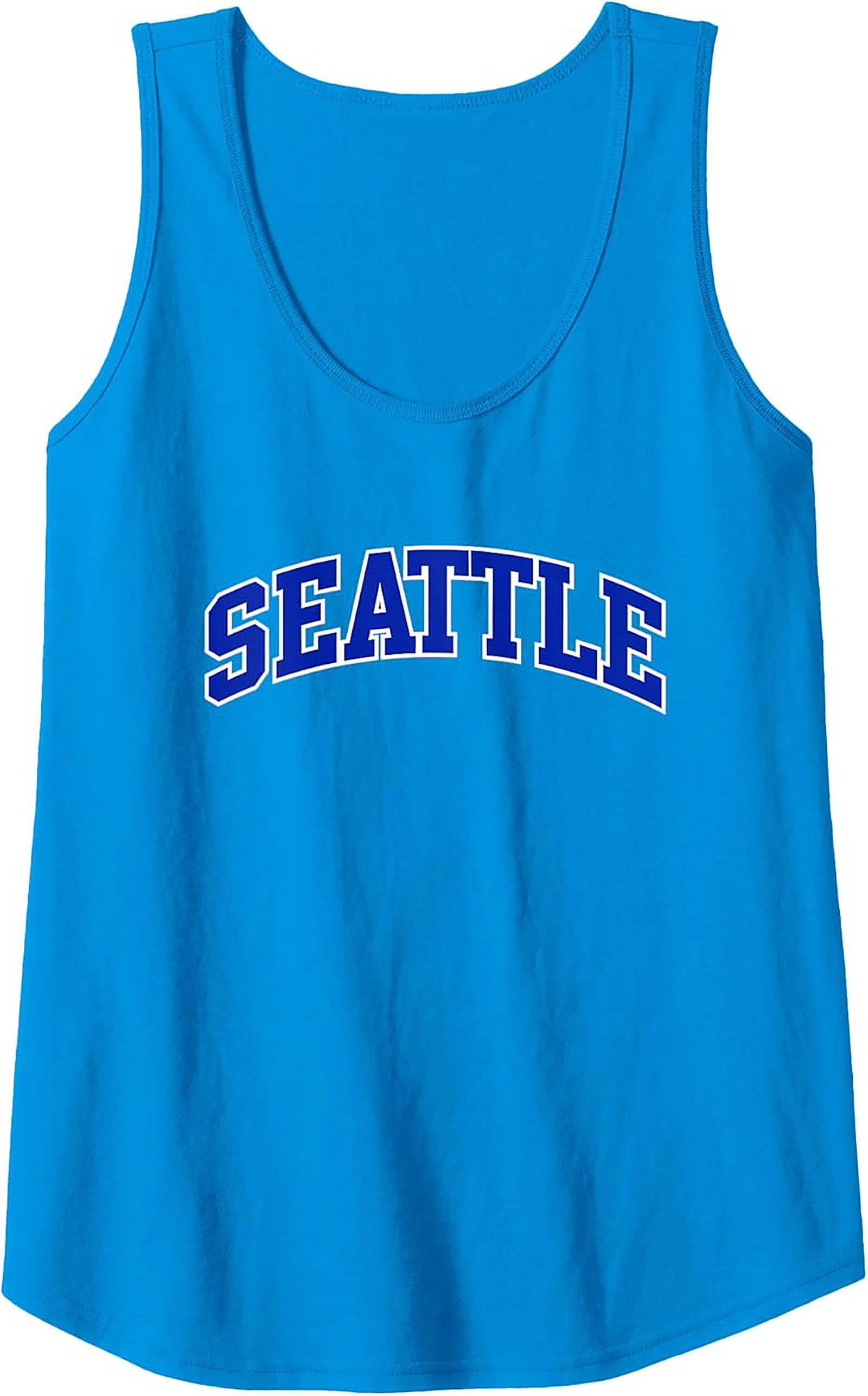  Seattle Graphic Tank Top Vintage Collegiate Unisex Fit