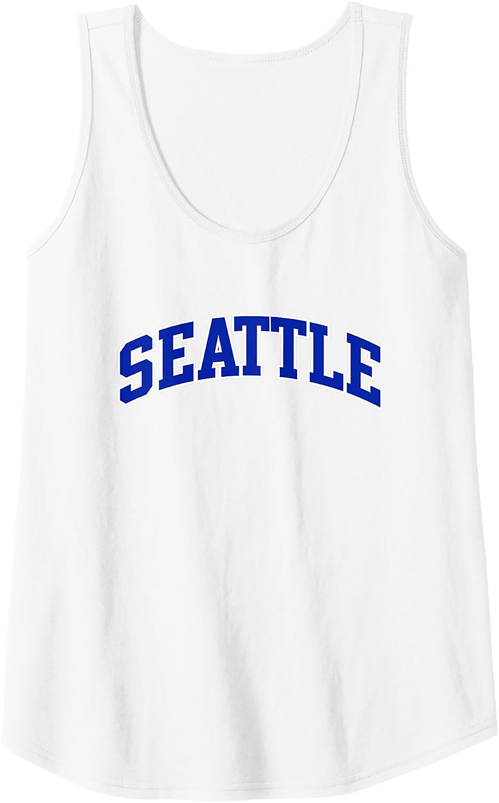  Seattle Graphic Tank Top Vintage Collegiate Unisex Fit