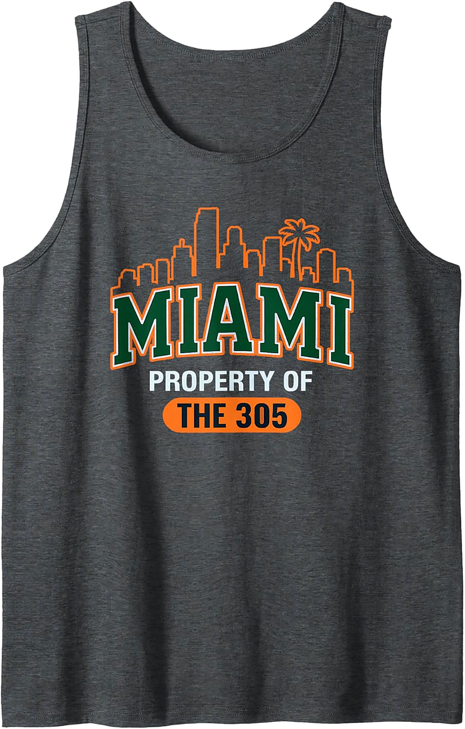 Miami Property of The 305 Graphic Tank Summer Wear