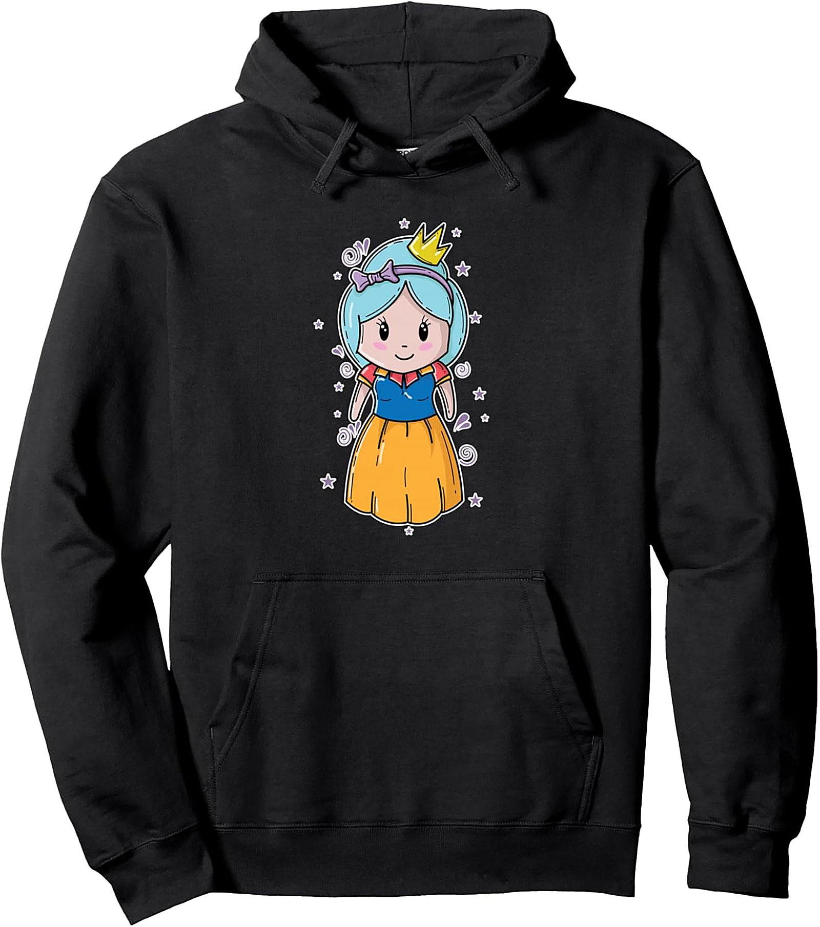 Kawaii Princess Graphic Hoodie Cute Anime Pullover