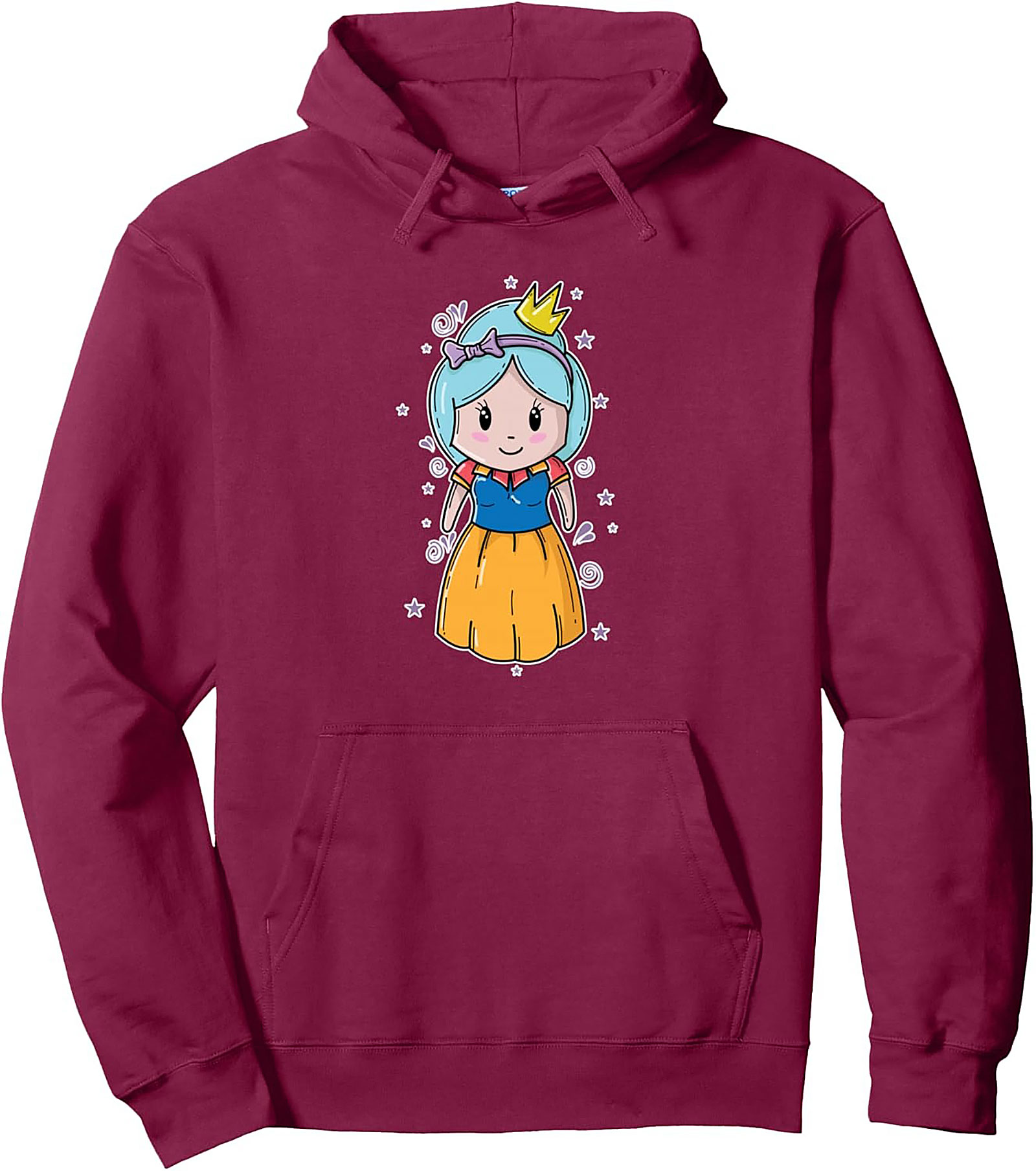 Kawaii Princess Graphic Hoodie Cute Anime Pullover