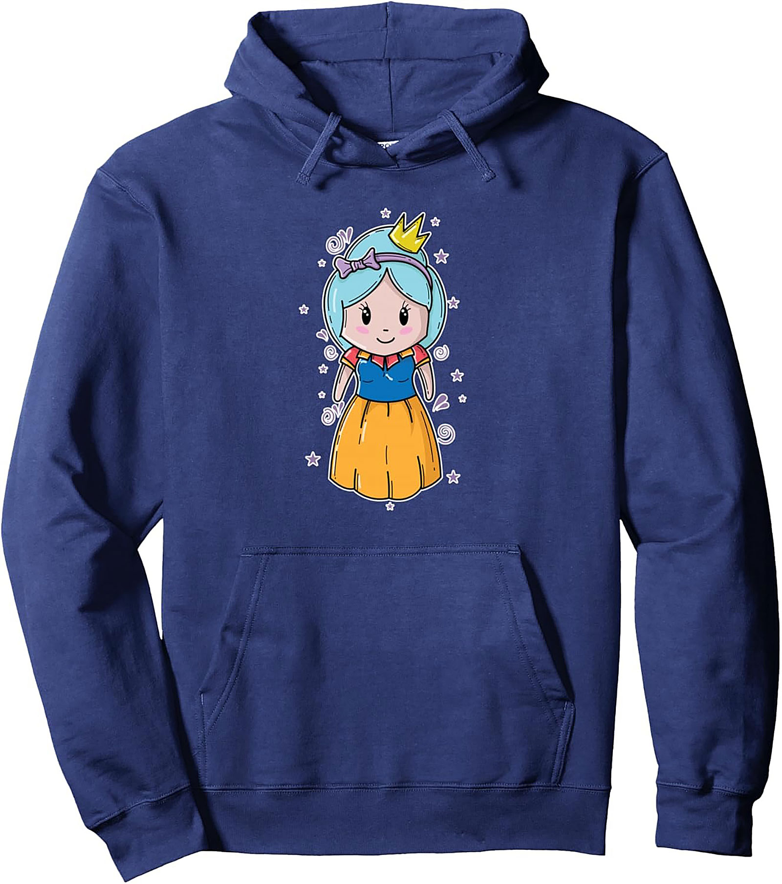 Kawaii Princess Graphic Hoodie Cute Anime Pullover