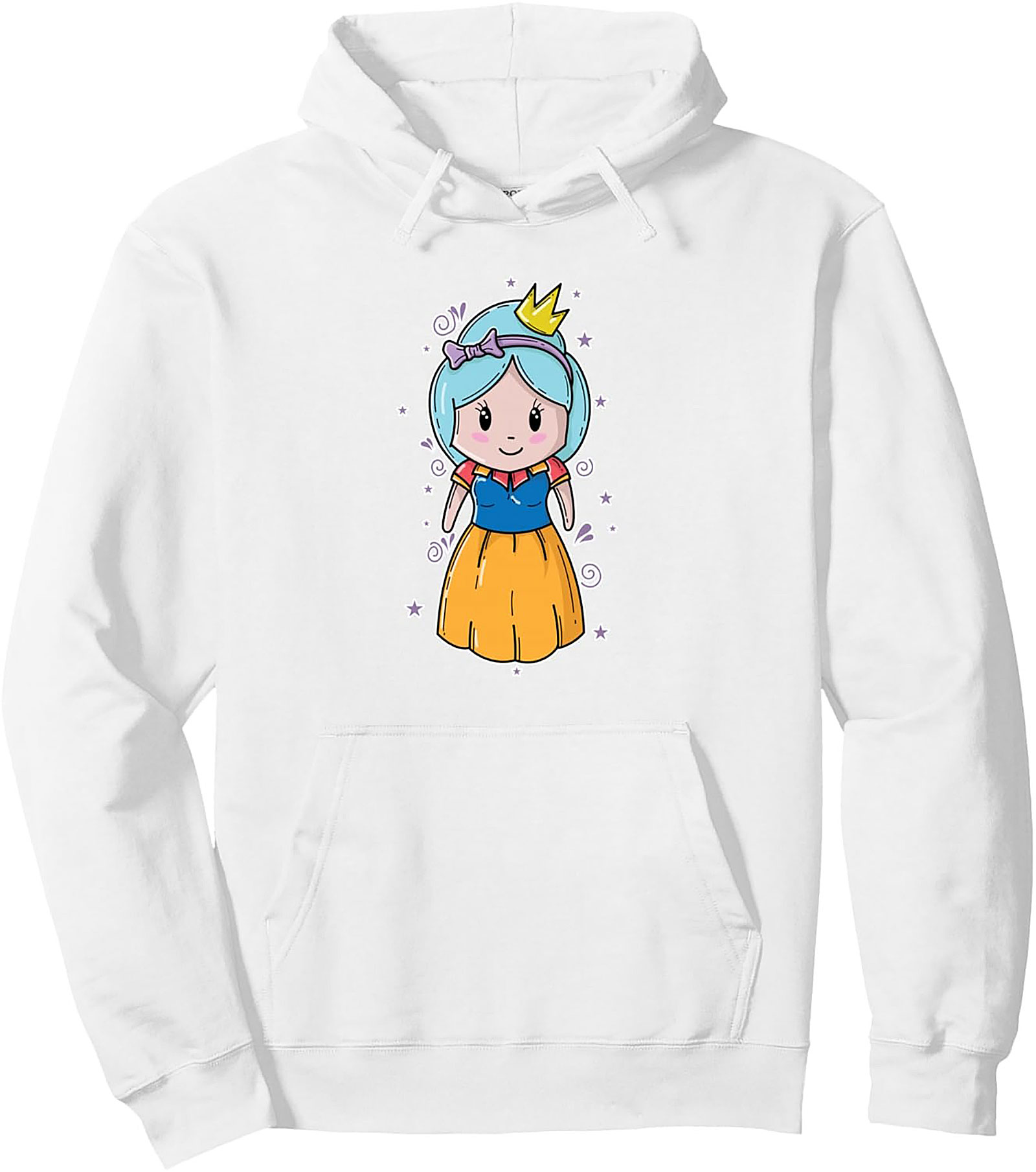 Kawaii Princess Graphic Hoodie Cute Anime Pullover