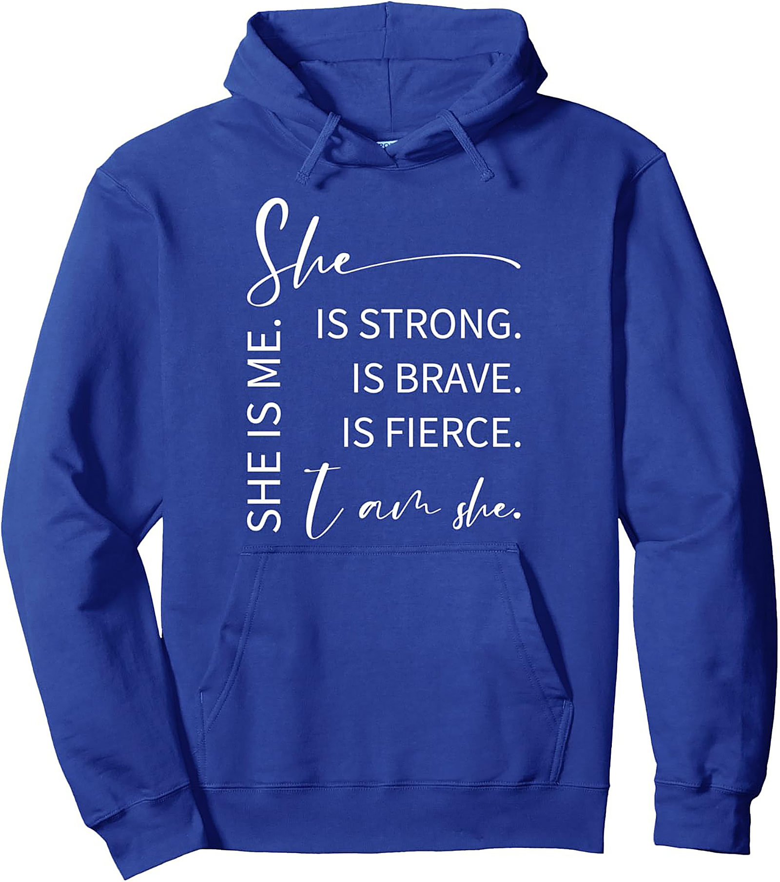  She Is Me Empowerment Graphic Hoodie Inspirational Pullover