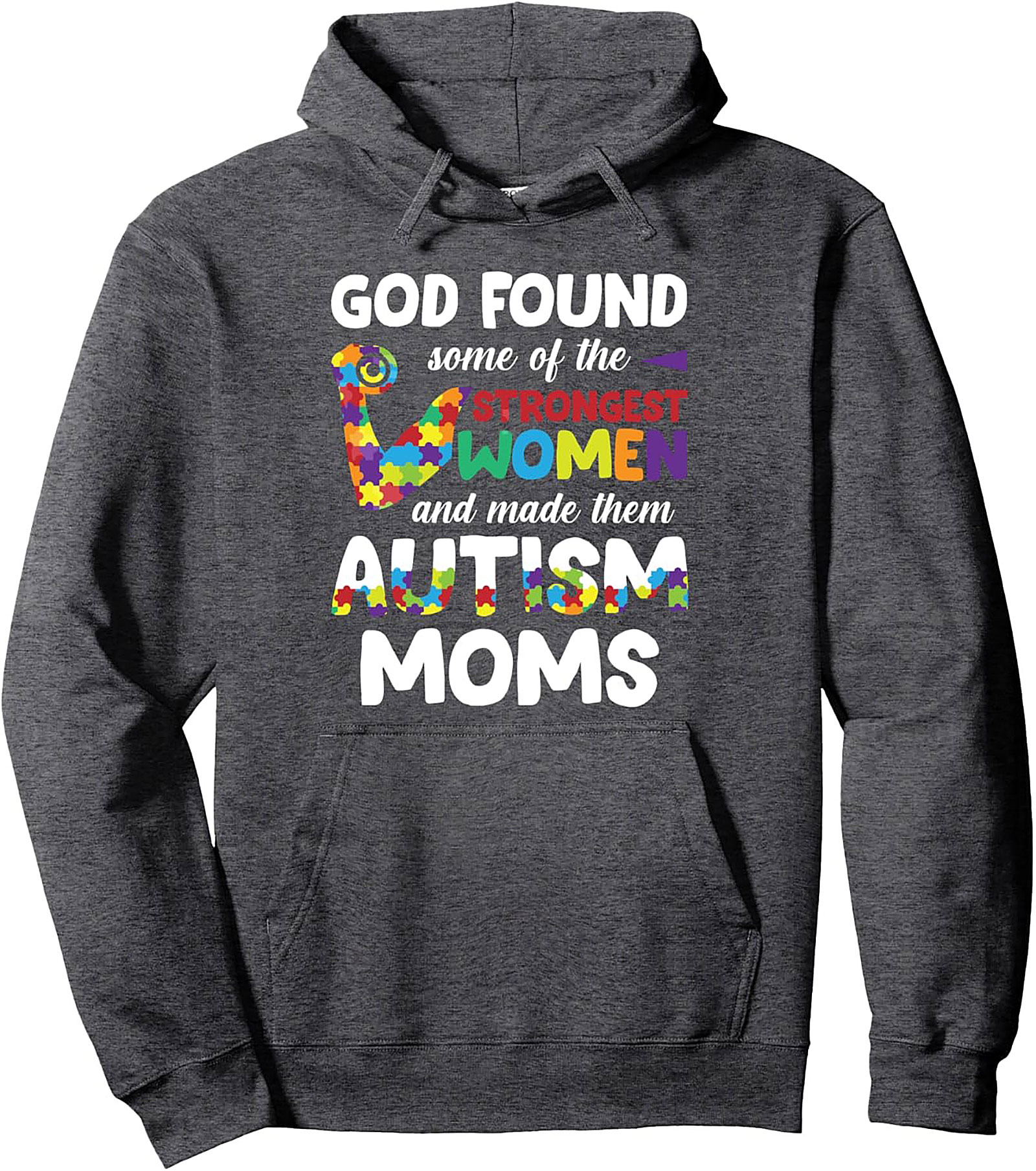 Autism Mom Hoodie Strongest Women Faith Pullover