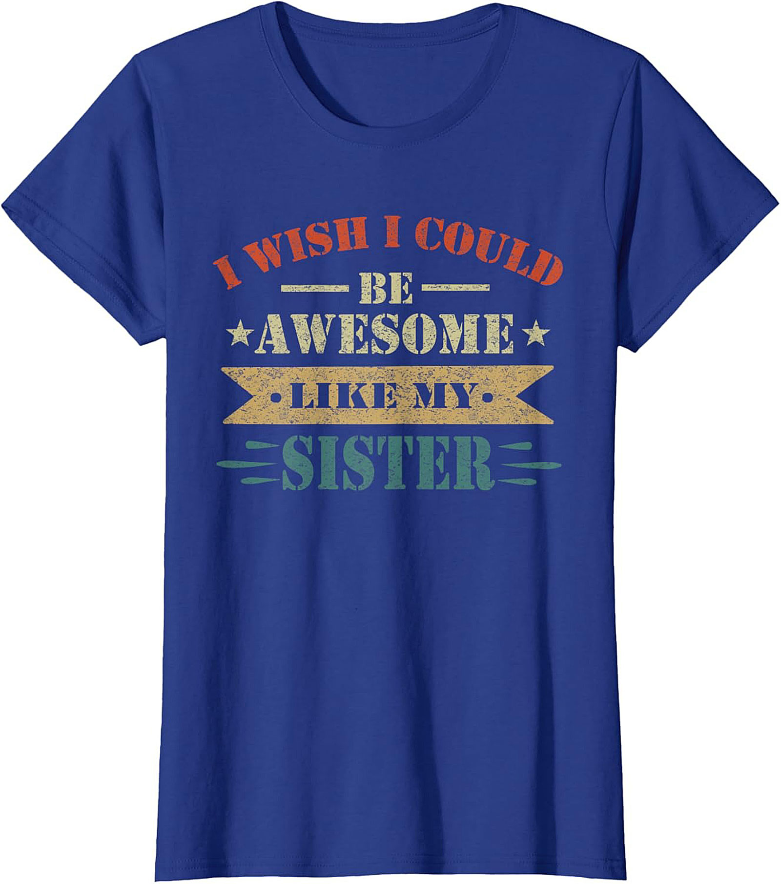 Awesome Sister Funny T-shirt - Vintage Retro Sibling Tee