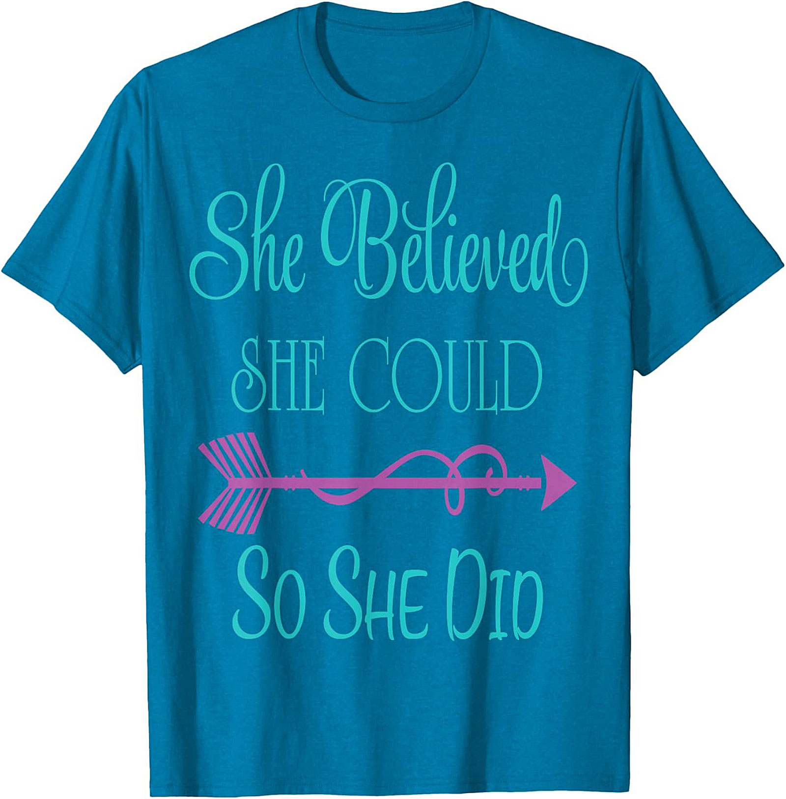 She Believed She Could So She Did T-shirt Empowering Tee