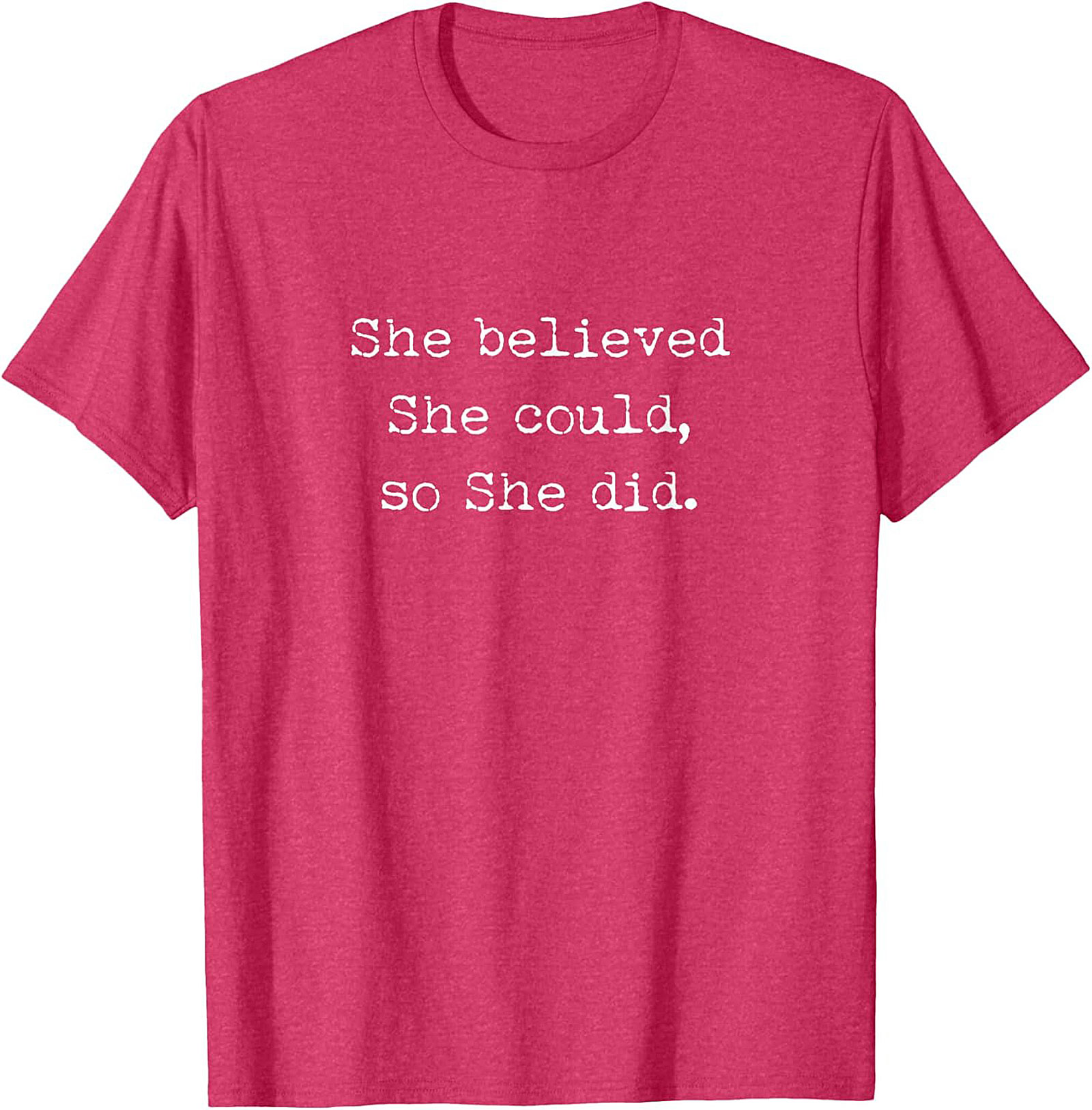  She Believed She Could T-shirt Inspirational Graphic Tee