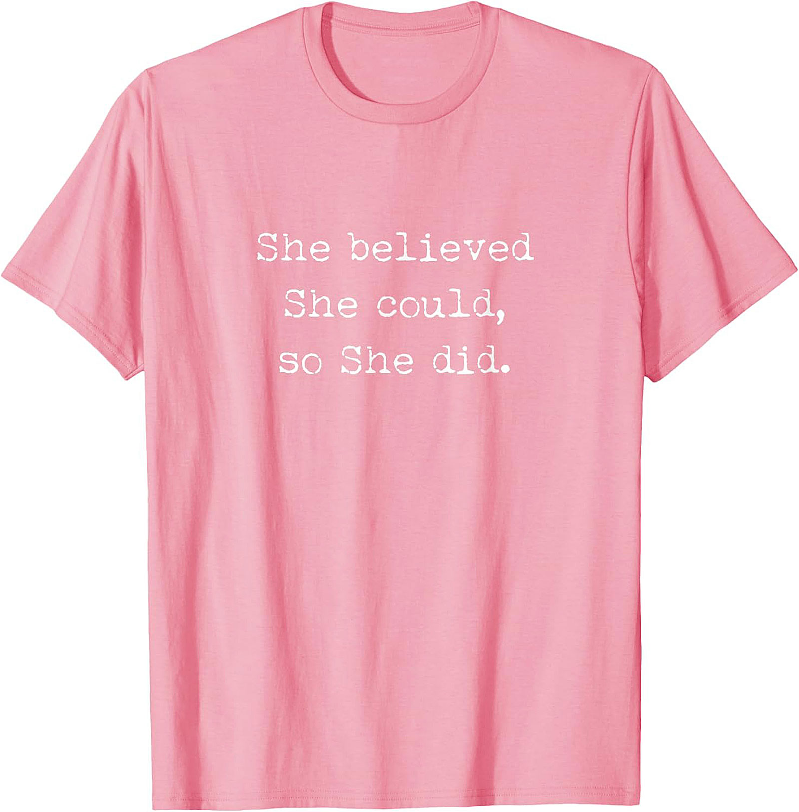  She Believed She Could T-shirt Inspirational Graphic Tee