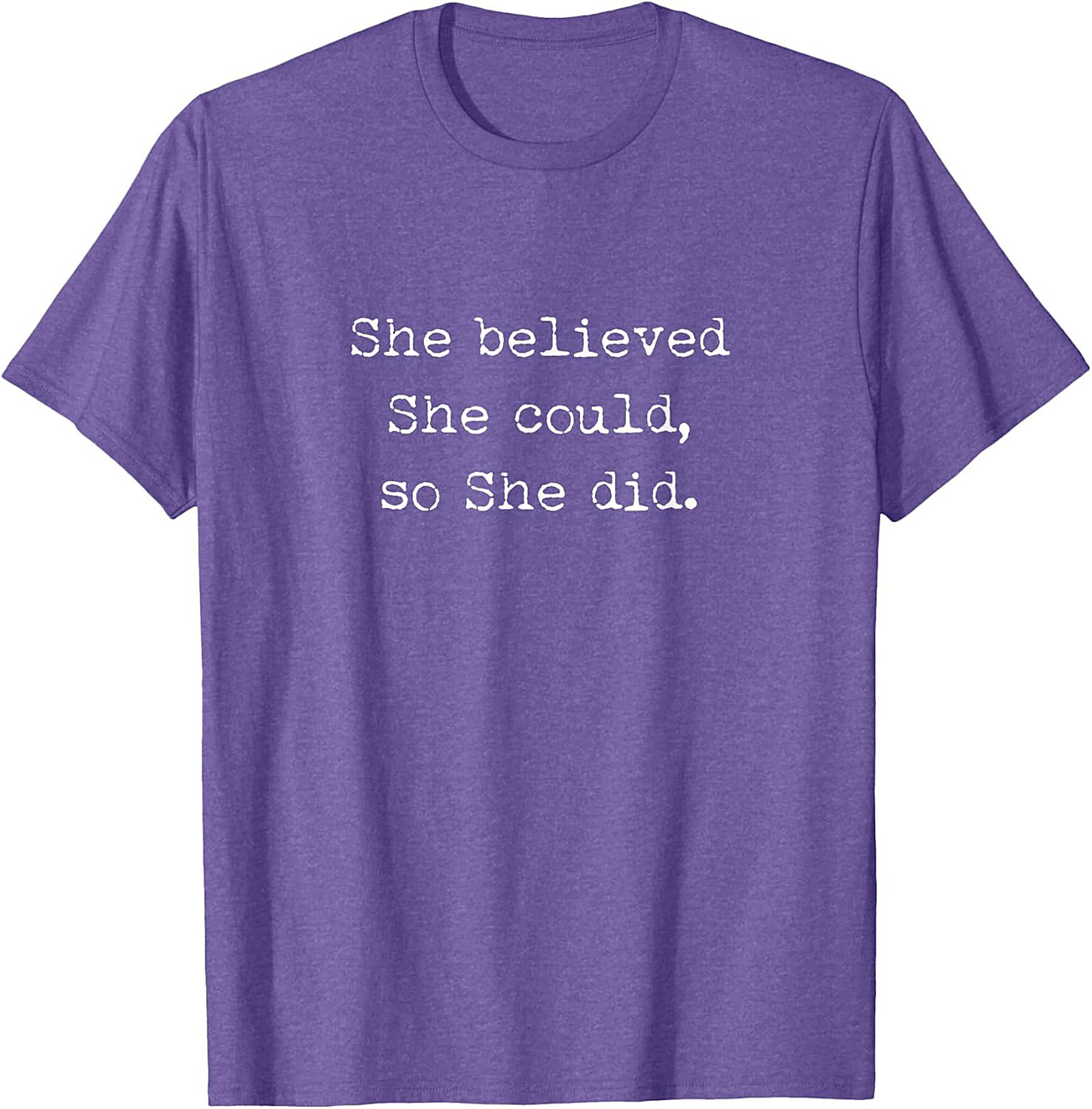  She Believed She Could T-shirt Inspirational Graphic Tee