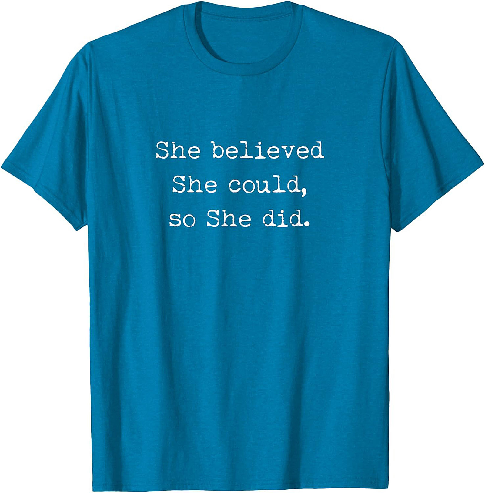  She Believed She Could T-shirt Inspirational Graphic Tee