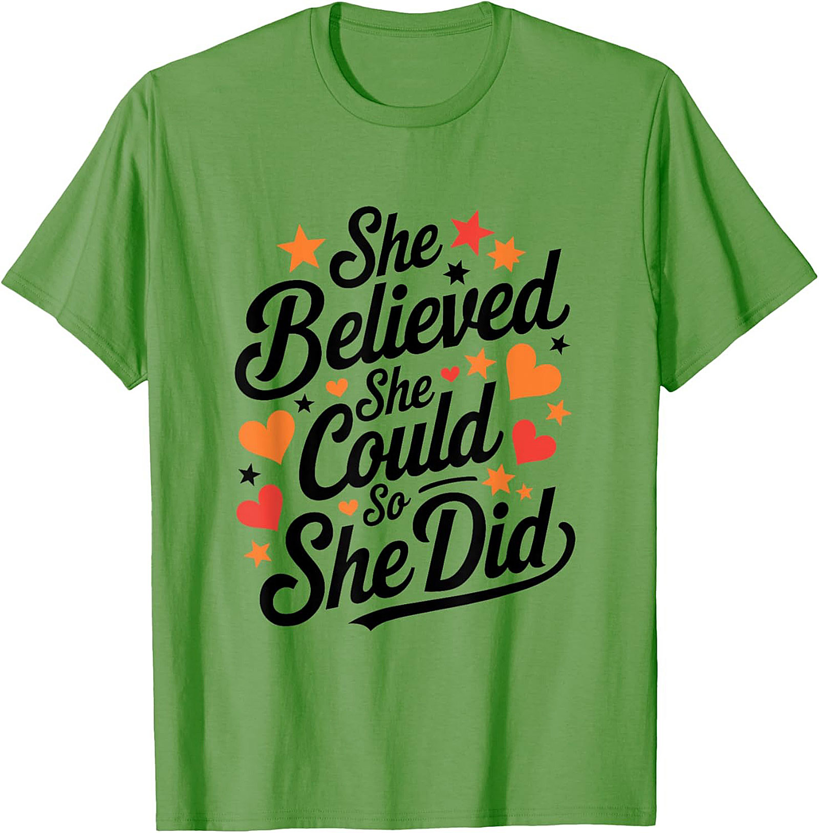  She Believed She Could So She Did T-Shirt Empowering Tee