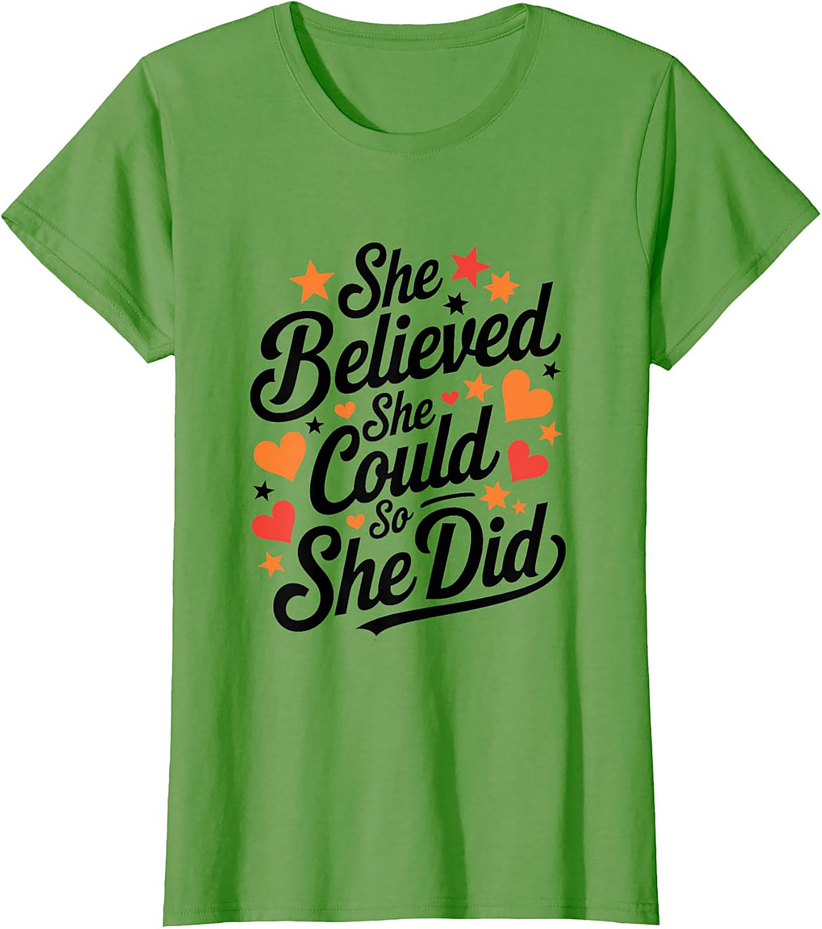  She Believed She Could So She Did T-Shirt Empowering Tee