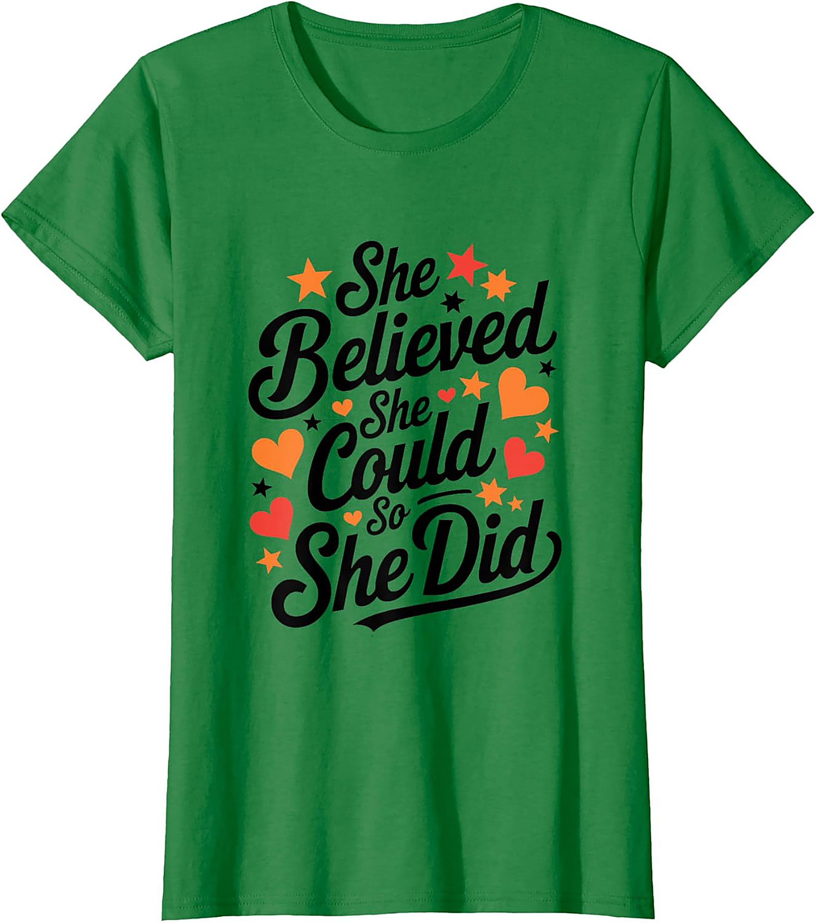  She Believed She Could So She Did T-Shirt Empowering Tee
